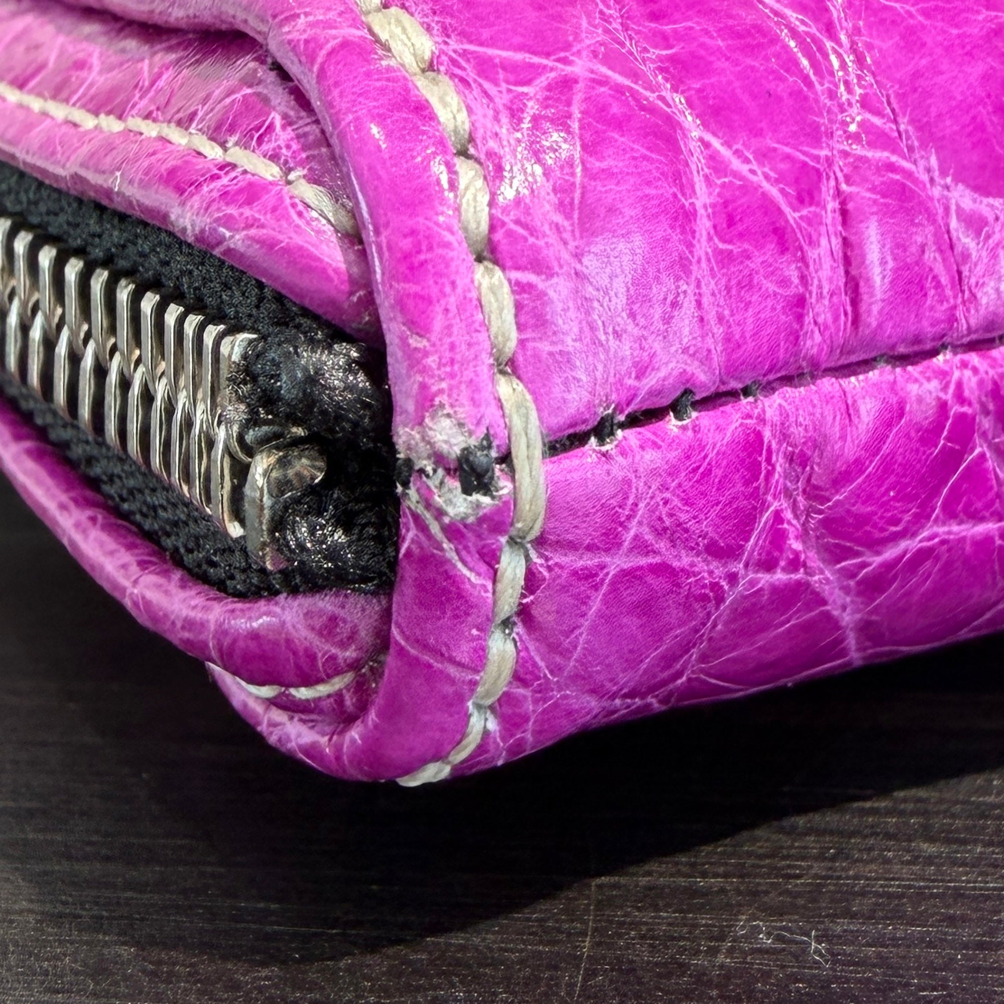 CHROME HEARTS Alligator REC F ZIP Leather Wallet クロムハーツ アリゲーター レック F ジップ レザー ウォレット