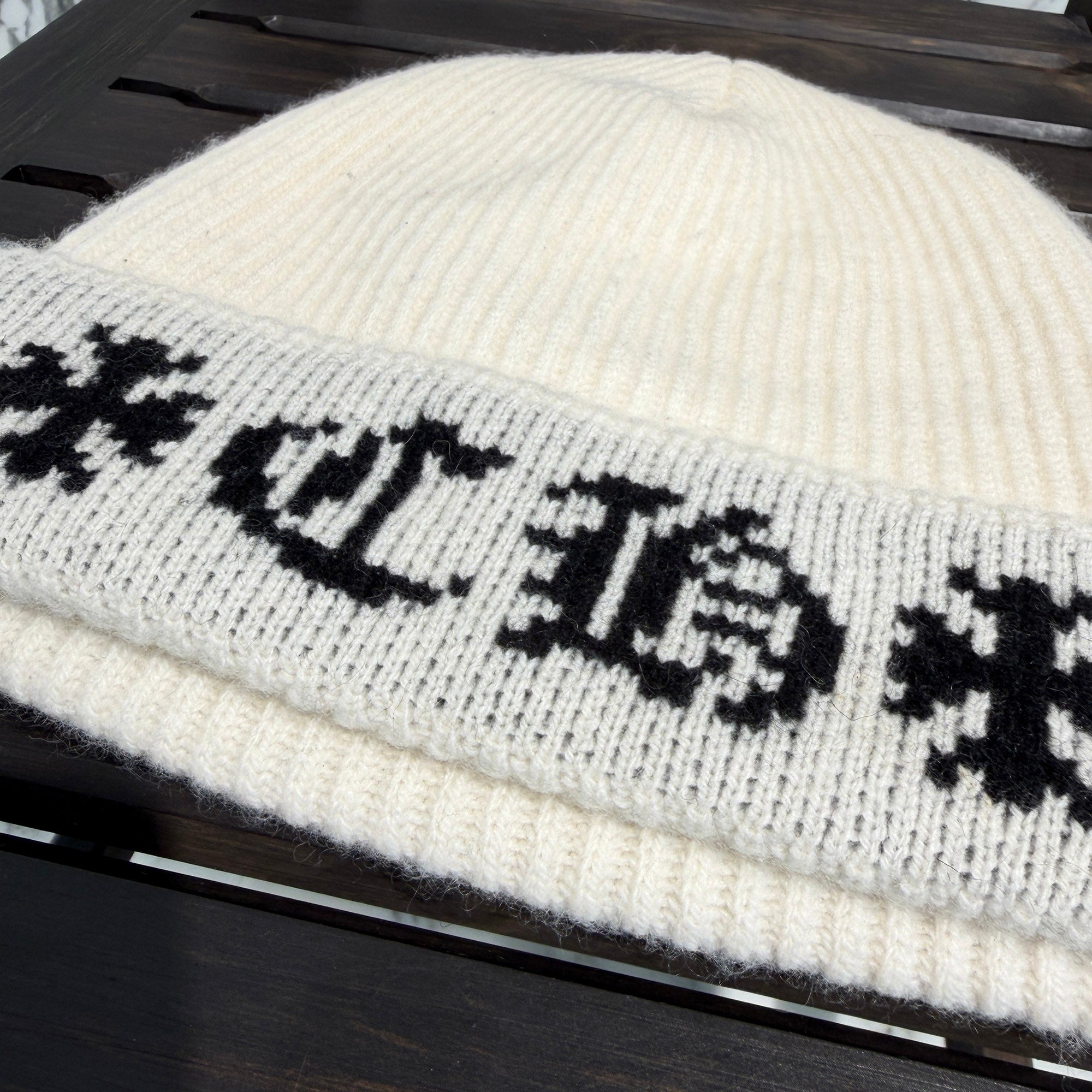 CHROME HEARTS BIG DADDY Cashmere Knit Beanie Size ONE SIZE (53-60) クロムハーツ ビッグダディー カシミヤニット ビーニー サイズONE SIZE (53-60)