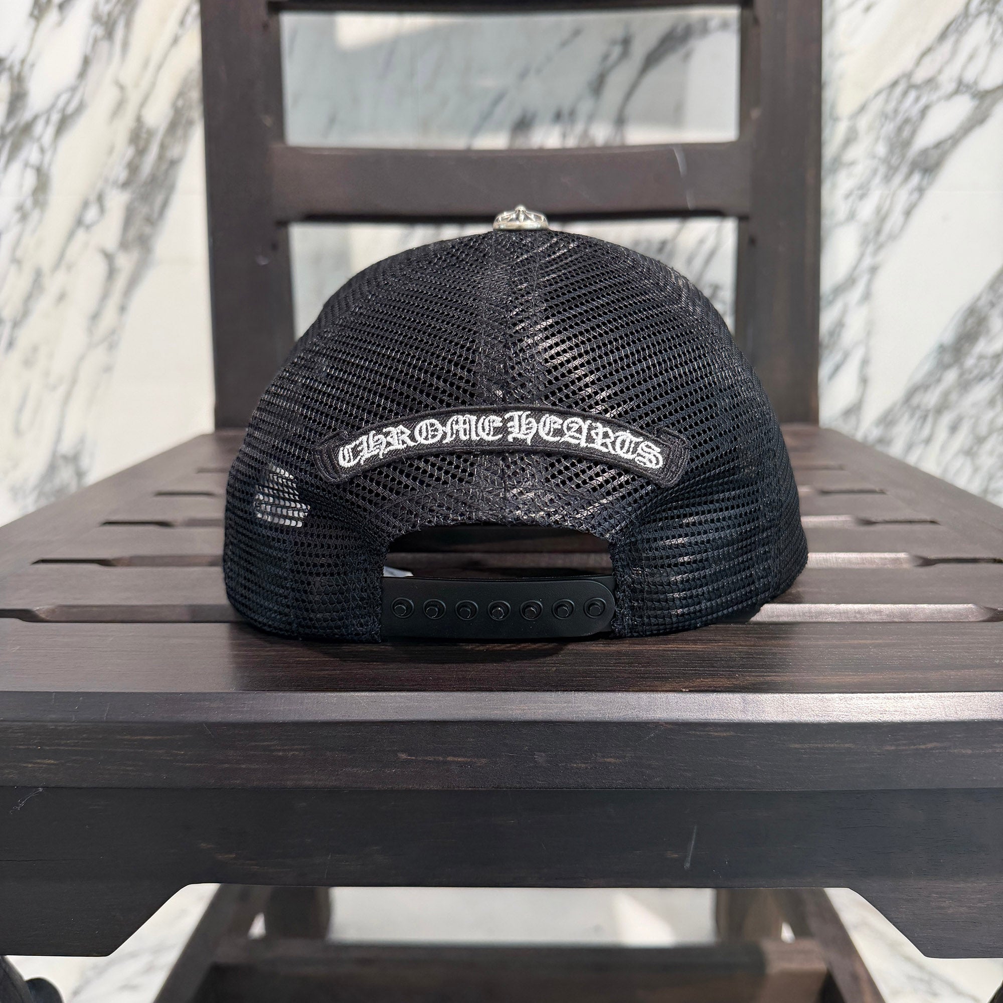 CHROME HEARTS Triple Cross Patch Trucker Cap Size ONE SIZE (51-61) クロムハーツ トリプルクロスパッチ トラッカーキャップ サイズONE SIZE (51-61)