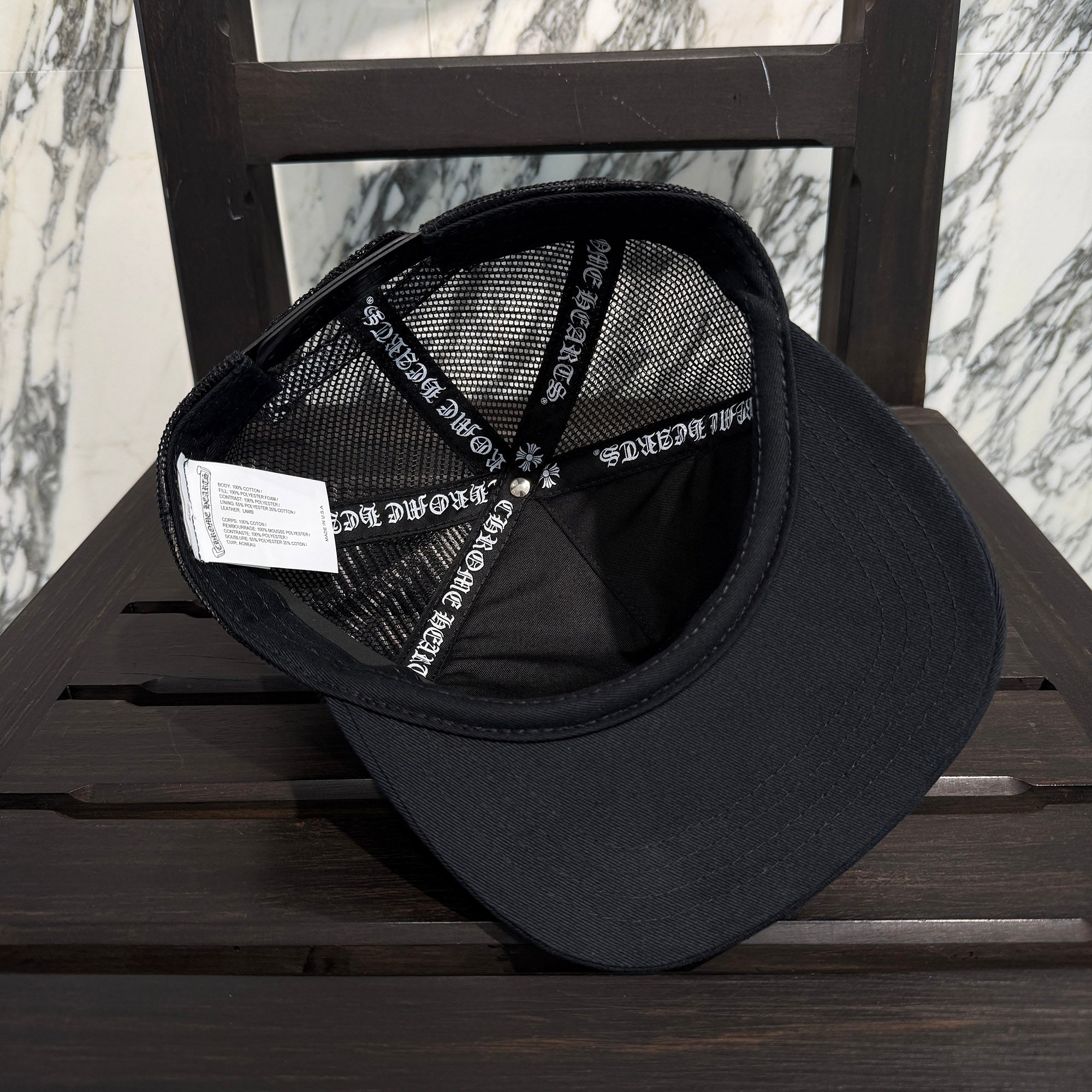 CHROME HEARTS Triple Cross Patch Trucker Cap Size ONE SIZE (51-61) クロムハーツ トリプルクロスパッチ トラッカーキャップ サイズONE SIZE (51-61)