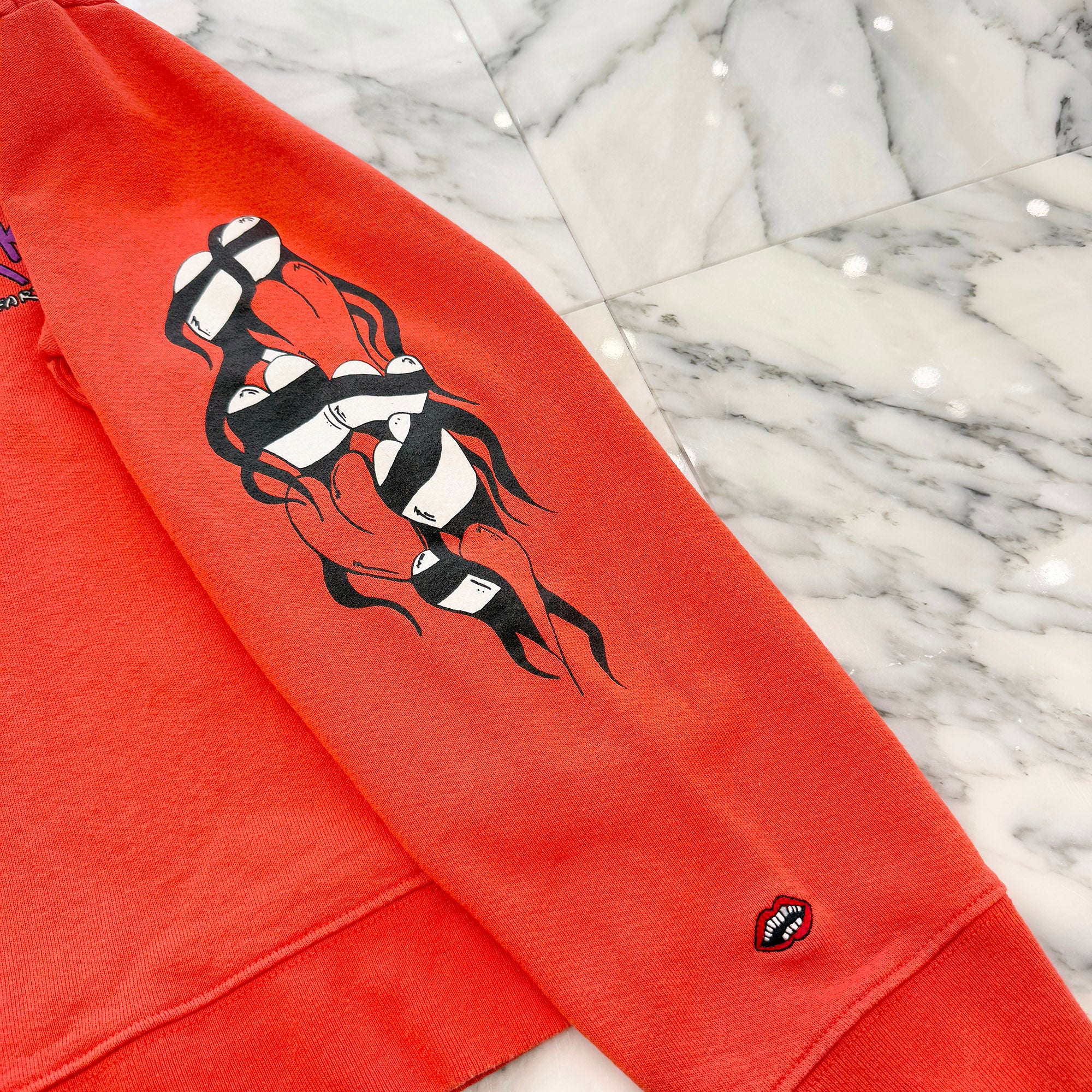CHROME HEARTS×MATTY BOY 2023SS Sadistic Lipstick Sweatshirt Size L クロムハーツ×マッティボーイ サディスティックリップスティック クルーネックスウェットシャツ サイズL