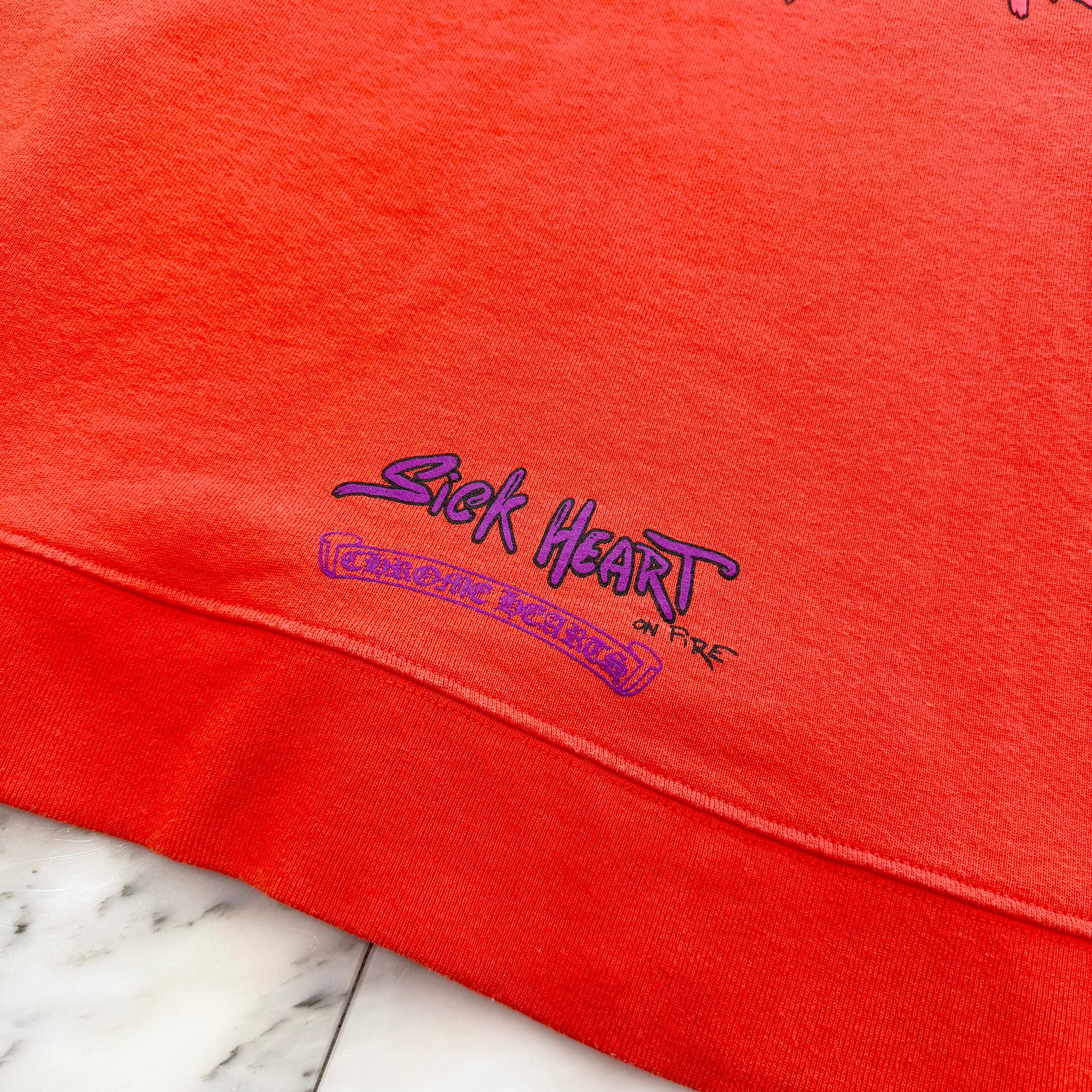 CHROME HEARTS×MATTY BOY 2023SS Sadistic Lipstick Sweatshirt Size L クロムハーツ×マッティボーイ サディスティックリップスティック クルーネックスウェットシャツ サイズL