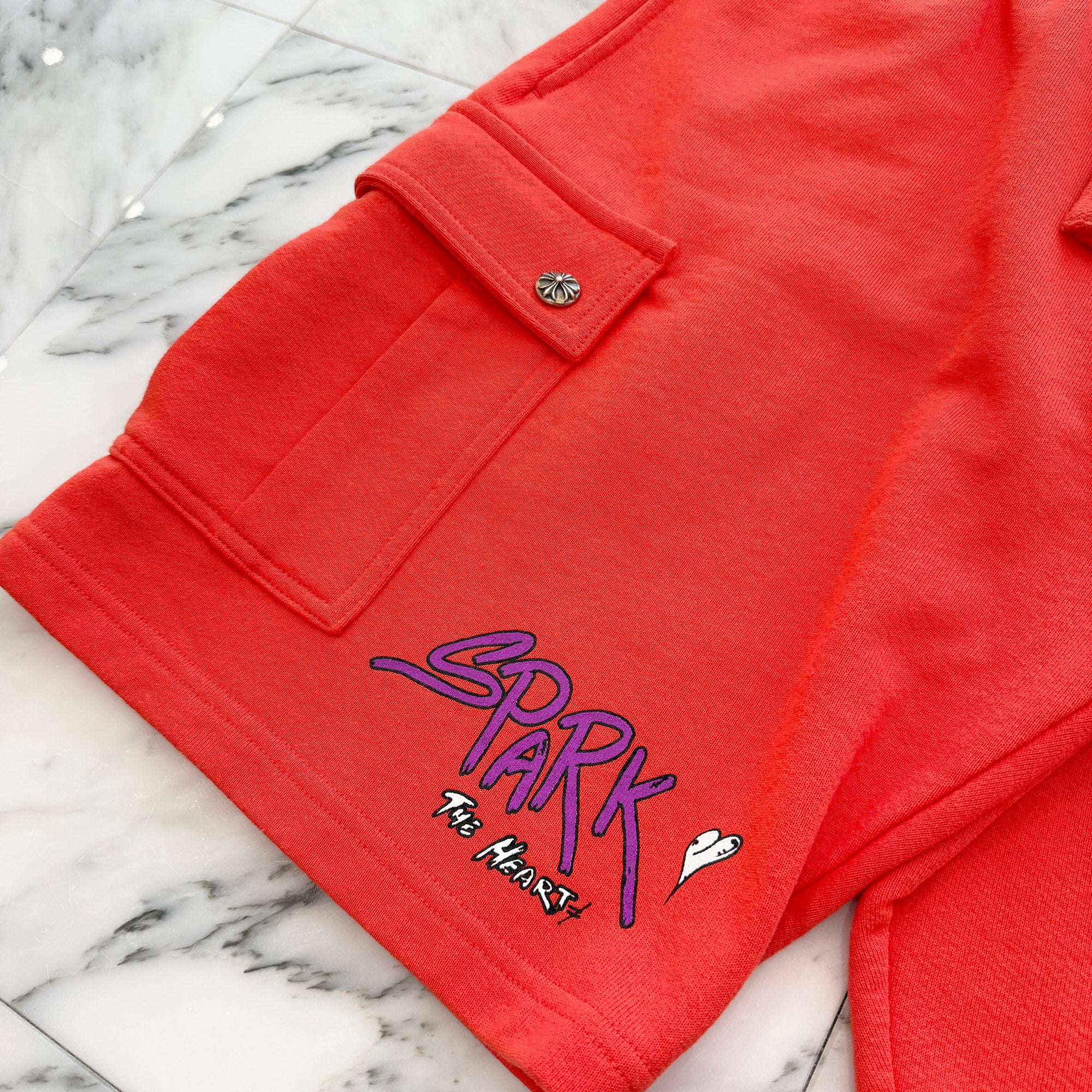 CHROME HEARTS × MATTY BOY 2023SS Sadistic Lipstick Half Pants Size L クロムハーツ × マッティボーイ サディスティック リップスティック ハーフパンツ サイズL
