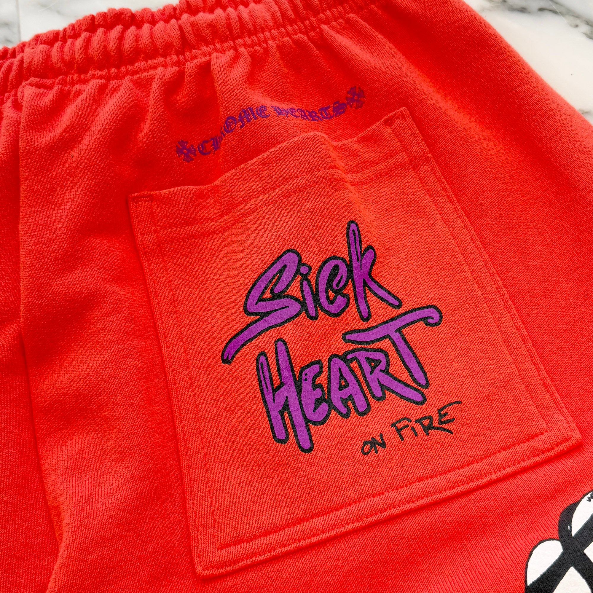CHROME HEARTS × MATTY BOY 2023SS Sadistic Lipstick Half Pants Size L クロムハーツ × マッティボーイ サディスティック リップスティック ハーフパンツ サイズL