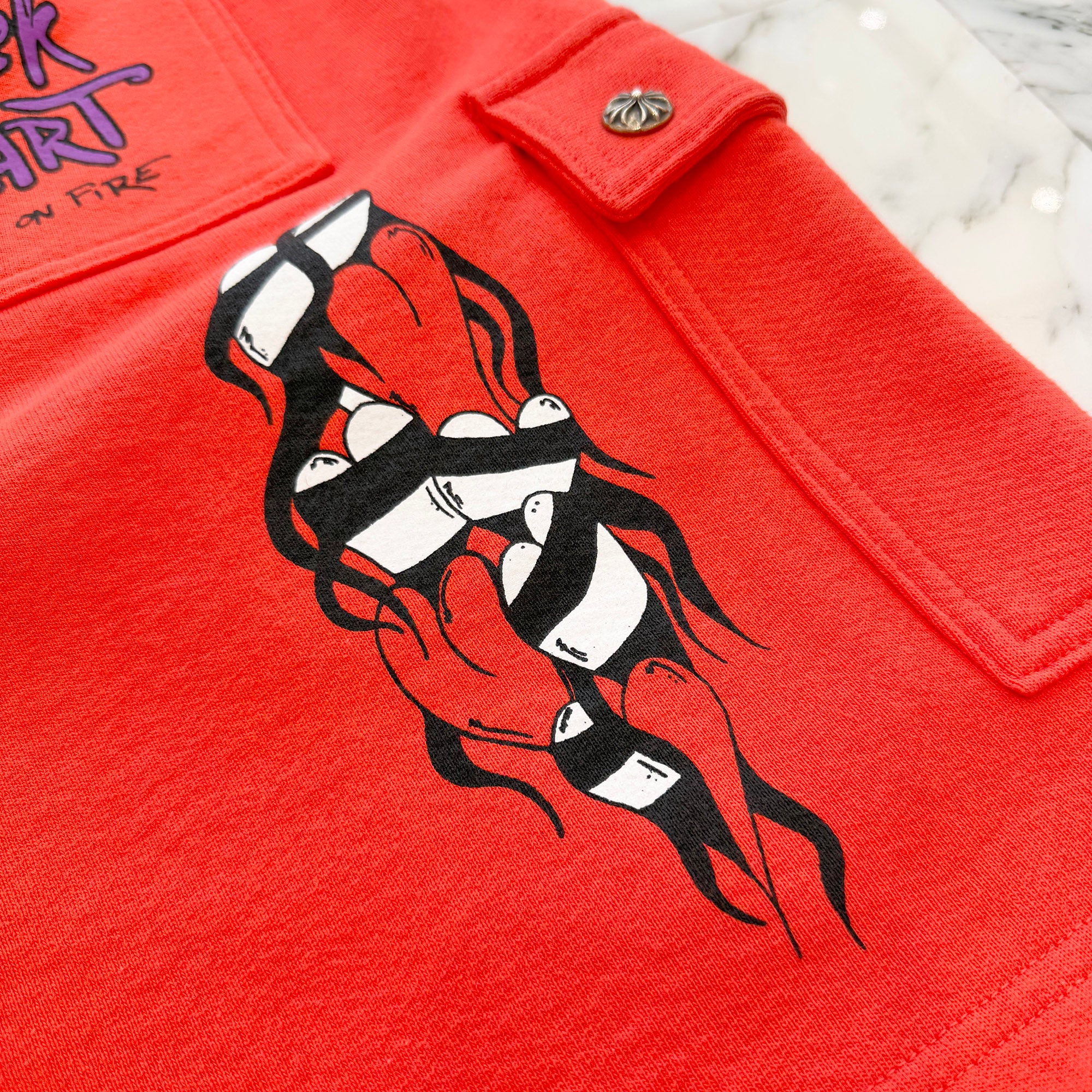 CHROME HEARTS × MATTY BOY 2023SS Sadistic Lipstick Half Pants Size L クロムハーツ × マッティボーイ サディスティック リップスティック ハーフパンツ サイズL