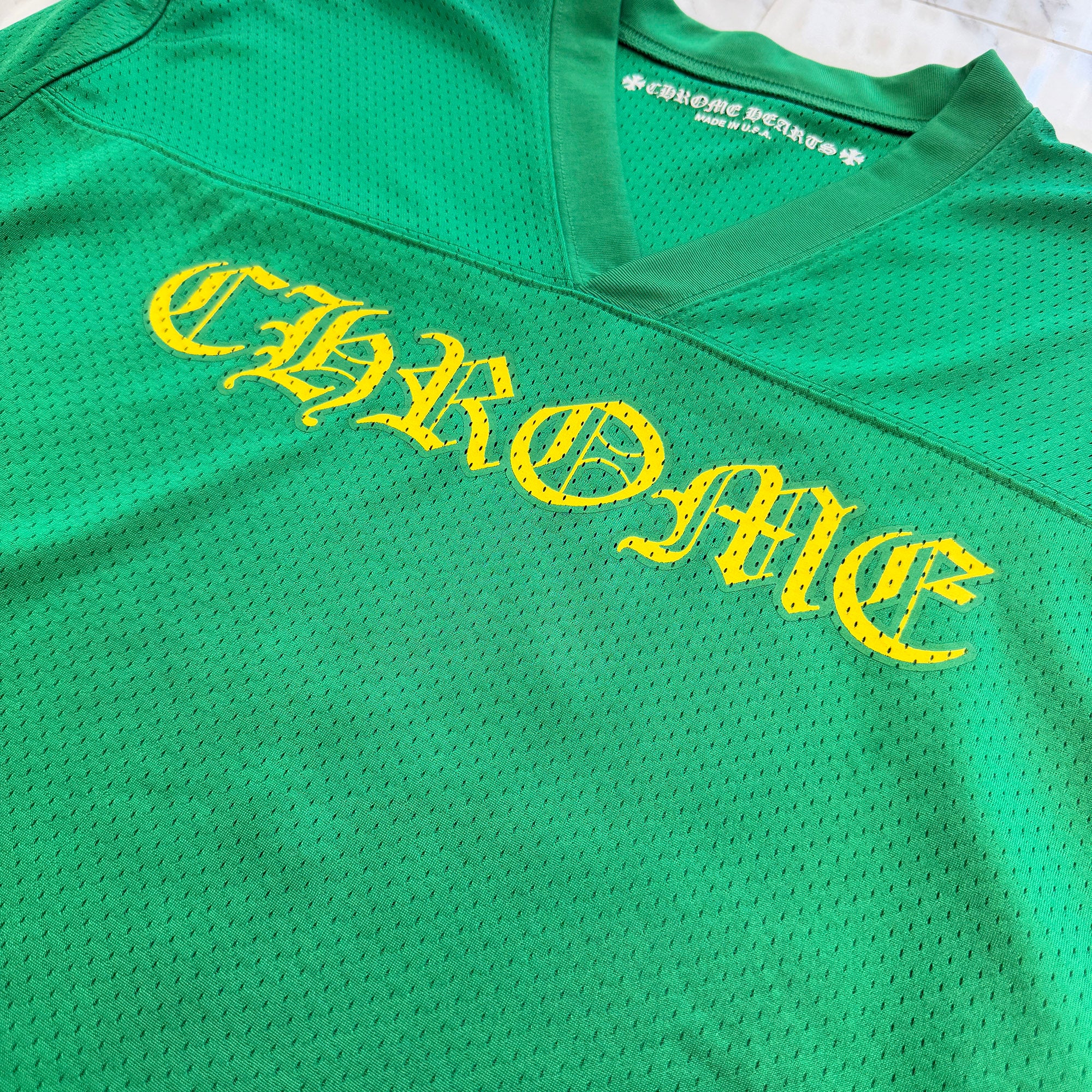 CHROME HEARTS Mesh Warm Up Jersey Size M クロムハーツ メッシュウォームアップジャージー サイズM