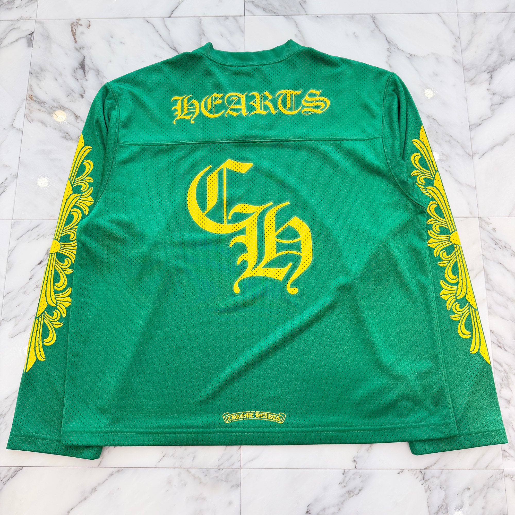 CHROME HEARTS Mesh Warm Up Jersey Size M クロムハーツ メッシュウォームアップジャージー サイズM