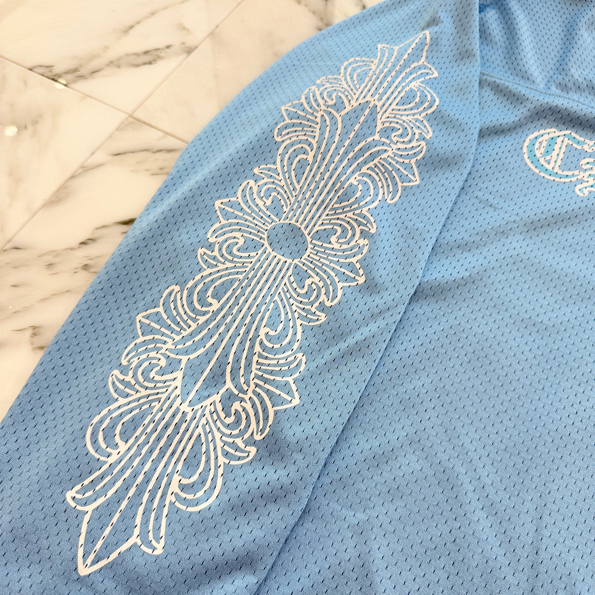 CHROME HEARTS 2024SS Mesh Warm Up Jersey Size M クロムハーツ メッシュウォームアップジャージーサイズM