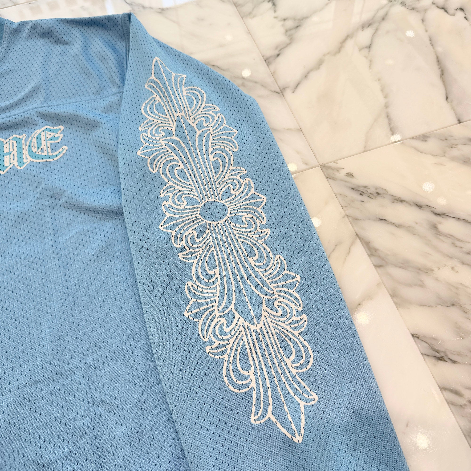 CHROME HEARTS 2024SS Mesh Warm Up Jersey Size M クロムハーツ メッシュウォームアップジャージーサイズM