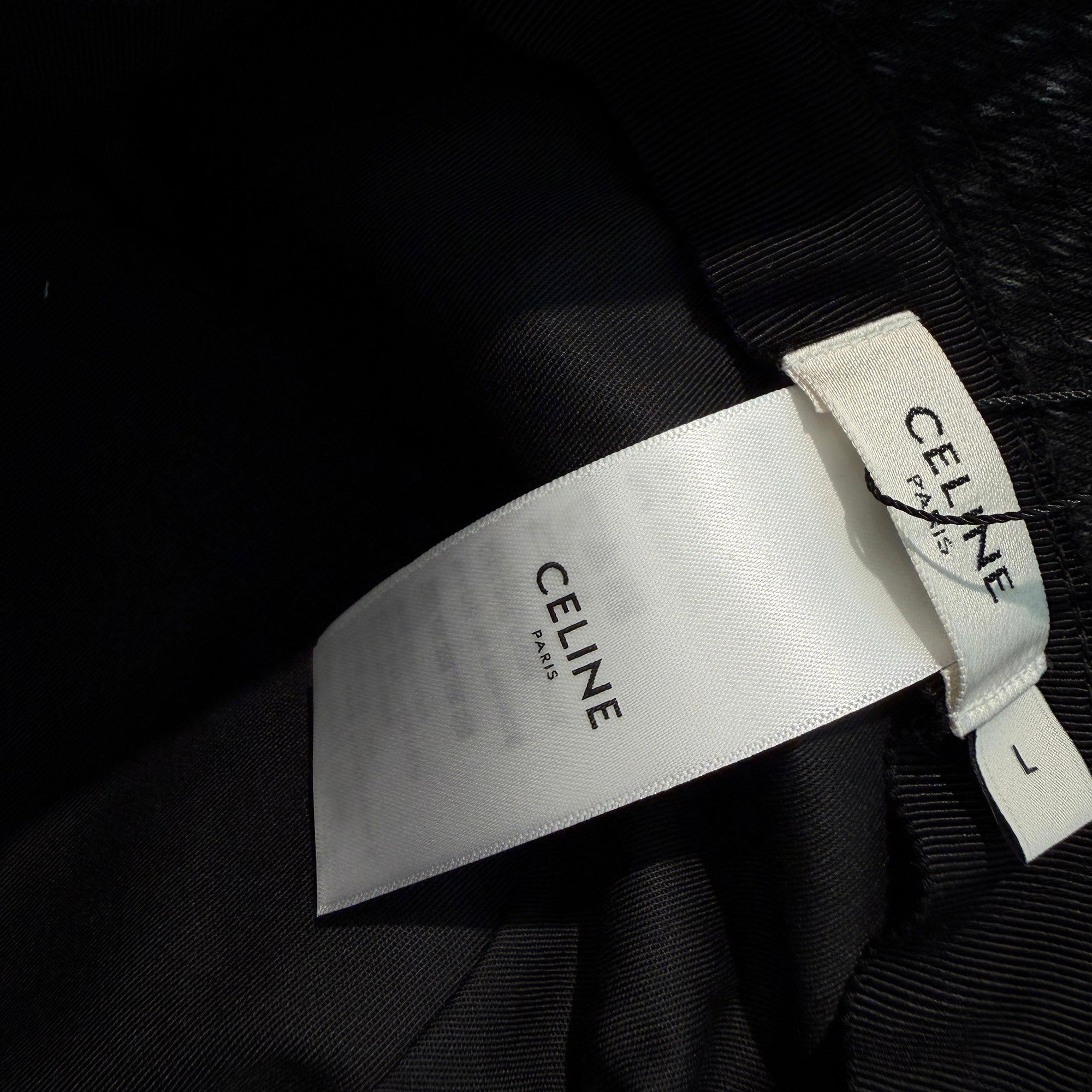 CELINE 2026AW Triomphe Embroidered Denim Bucket Hat AA0JG3193.GDN6 Size L セリーヌ トリオンフ刺繡 デニム バケットハット サイズL