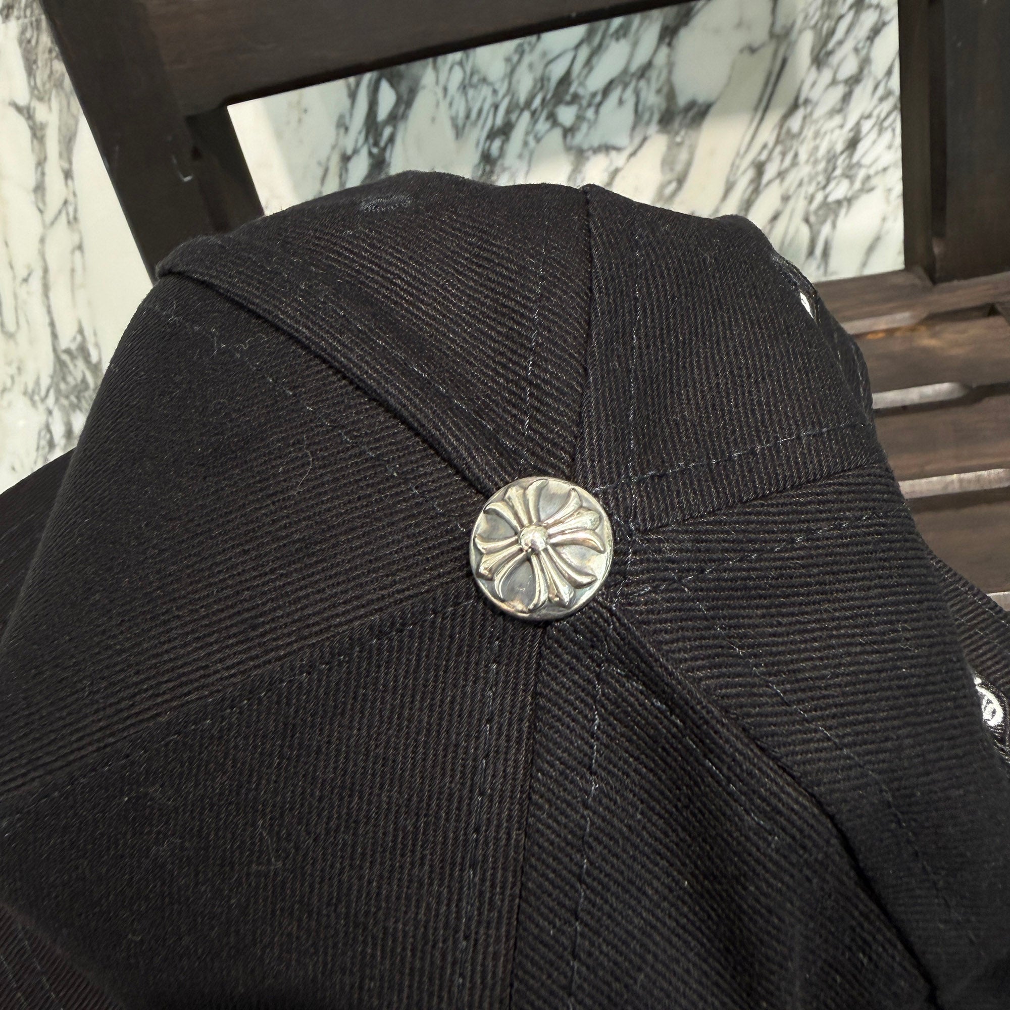 CHROME HEARTS CH Plus Horseshoe Embroidery Baseball Cap Size ONE SIZE (51-61) クロムハーツ CHプラス ホースシュー 刺繍 ベースボールキャップ サイズONE SIZE (51-61)
