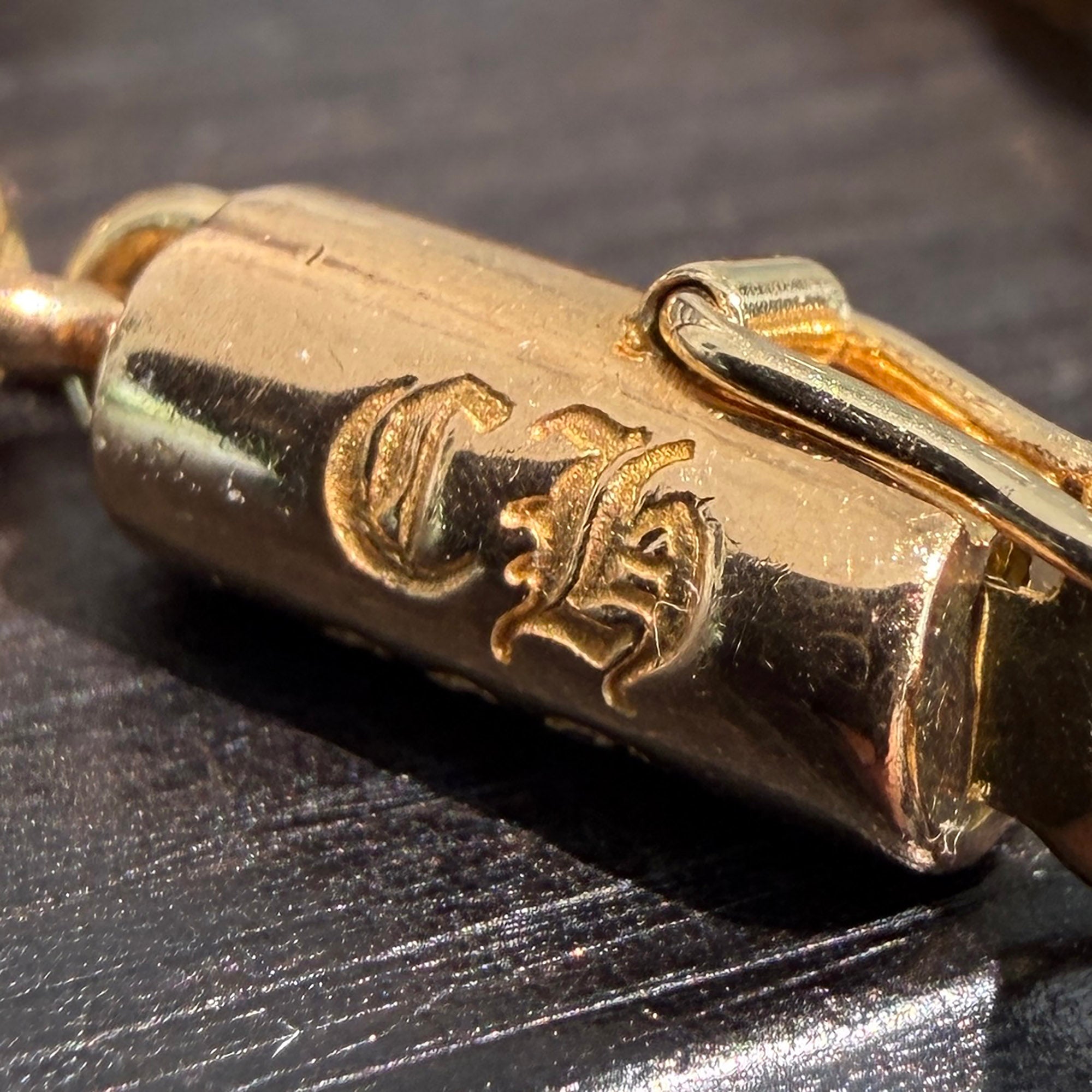 CHROME HEARTS 22K PAPER CHAIN BRACELET Size 8 Inch クロムハーツ 22K ペーパー チェーン ブレスレット サイズ8インチ