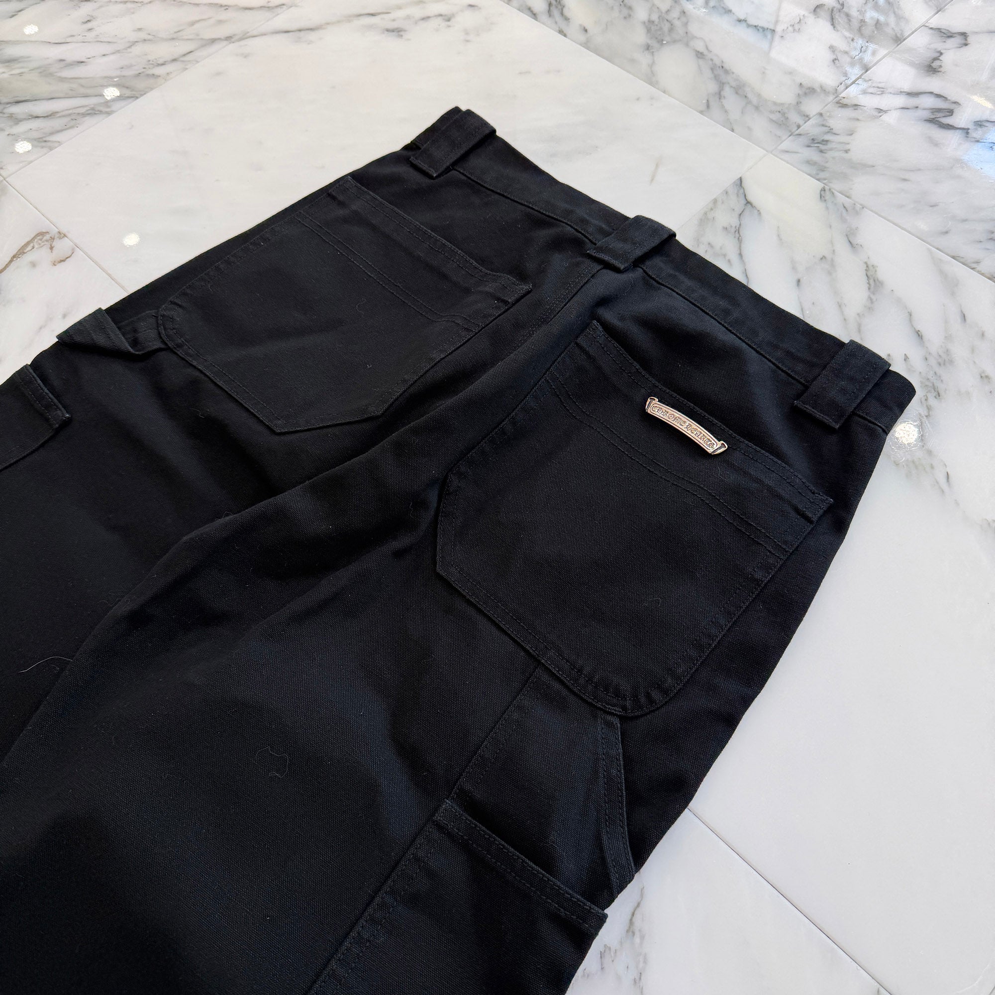 CHROME HEARTS Carpenter Cross Ball Button Denim Pants Size 30 クロムハーツ カーペンター クロスボールボタン デニムパンツ サイズ30