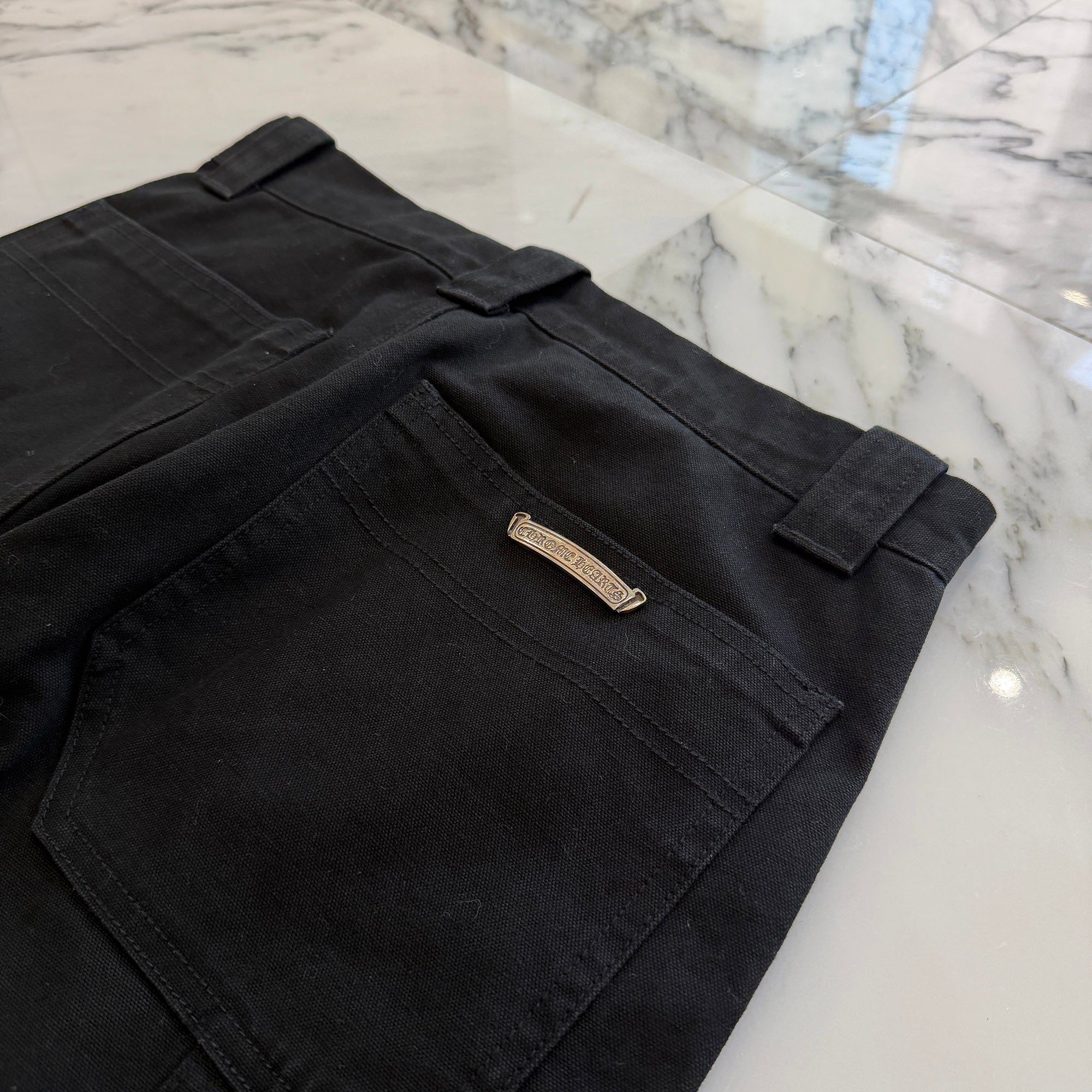 CHROME HEARTS Carpenter Cross Ball Button Denim Pants Size 30 クロムハーツ カーペンター クロスボールボタン デニムパンツ サイズ30
