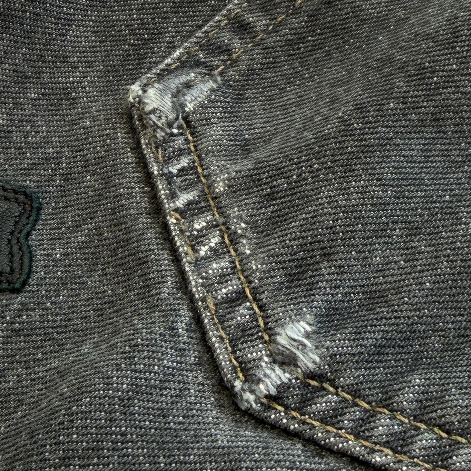 CHROME HEARTS × Levi's 501 VNTG Leather Cross Patch Denim Pants Size 31 クロムハーツ × リーバイス 501 ヴィンテージ レザークロスパッチ デニムパンツ サイズ31