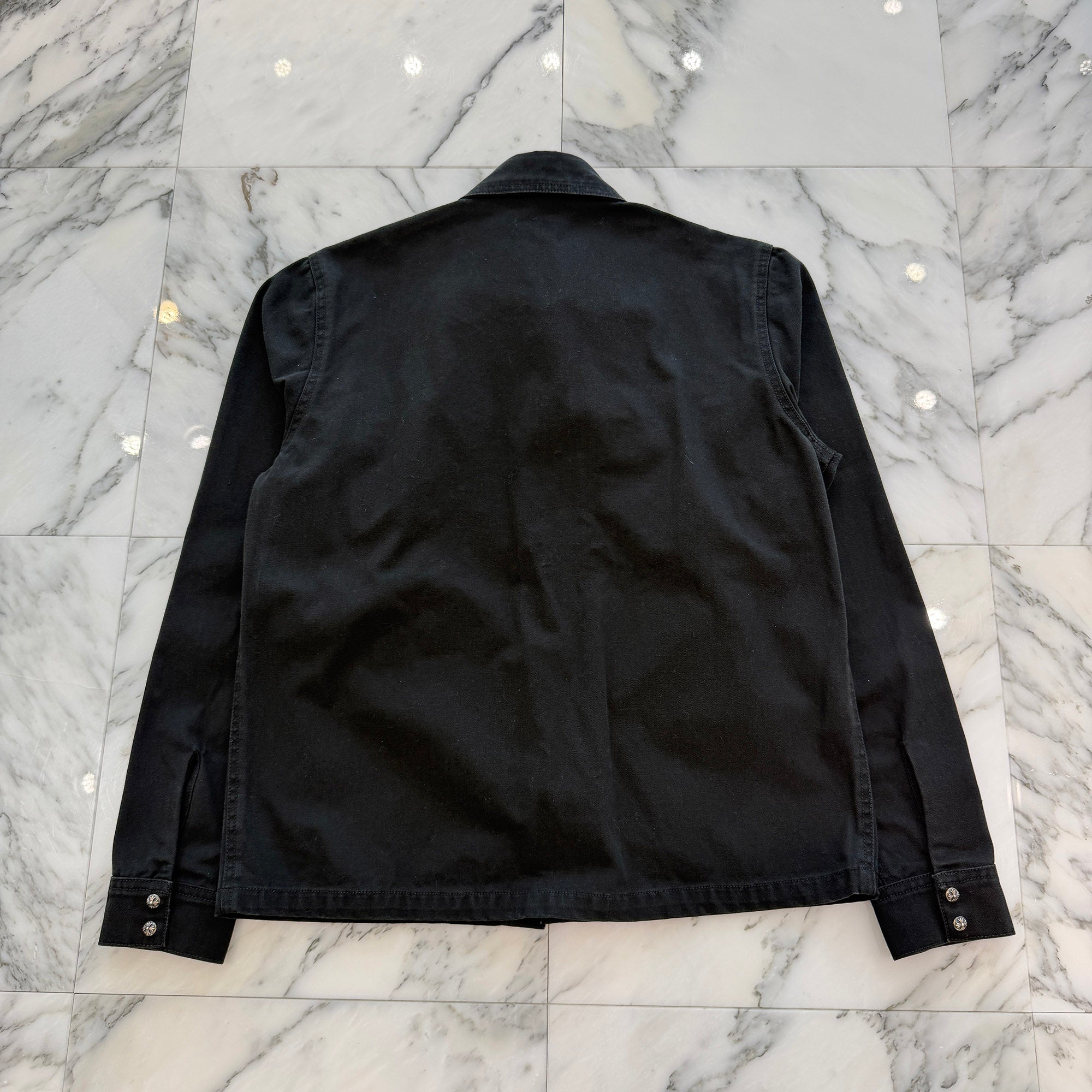 CHROME HEARTS Y NOT Work Dog Denim Shirt Jacket Size M クロムハーツ ワークドッグ デニムシャツジャケット サイズM