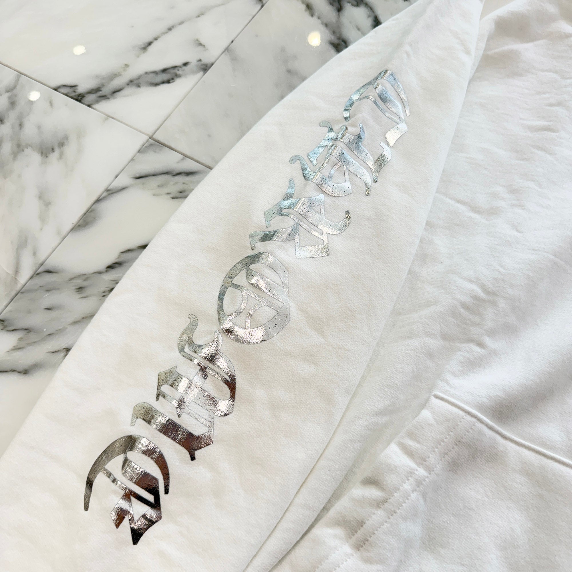 CHROME HEARTS ONLINE Limited Vertical Logo Pullover Hoodie Size M クロムハーツ オンライン限定 バーティカルロゴ プルオーバーフーディー サイズM