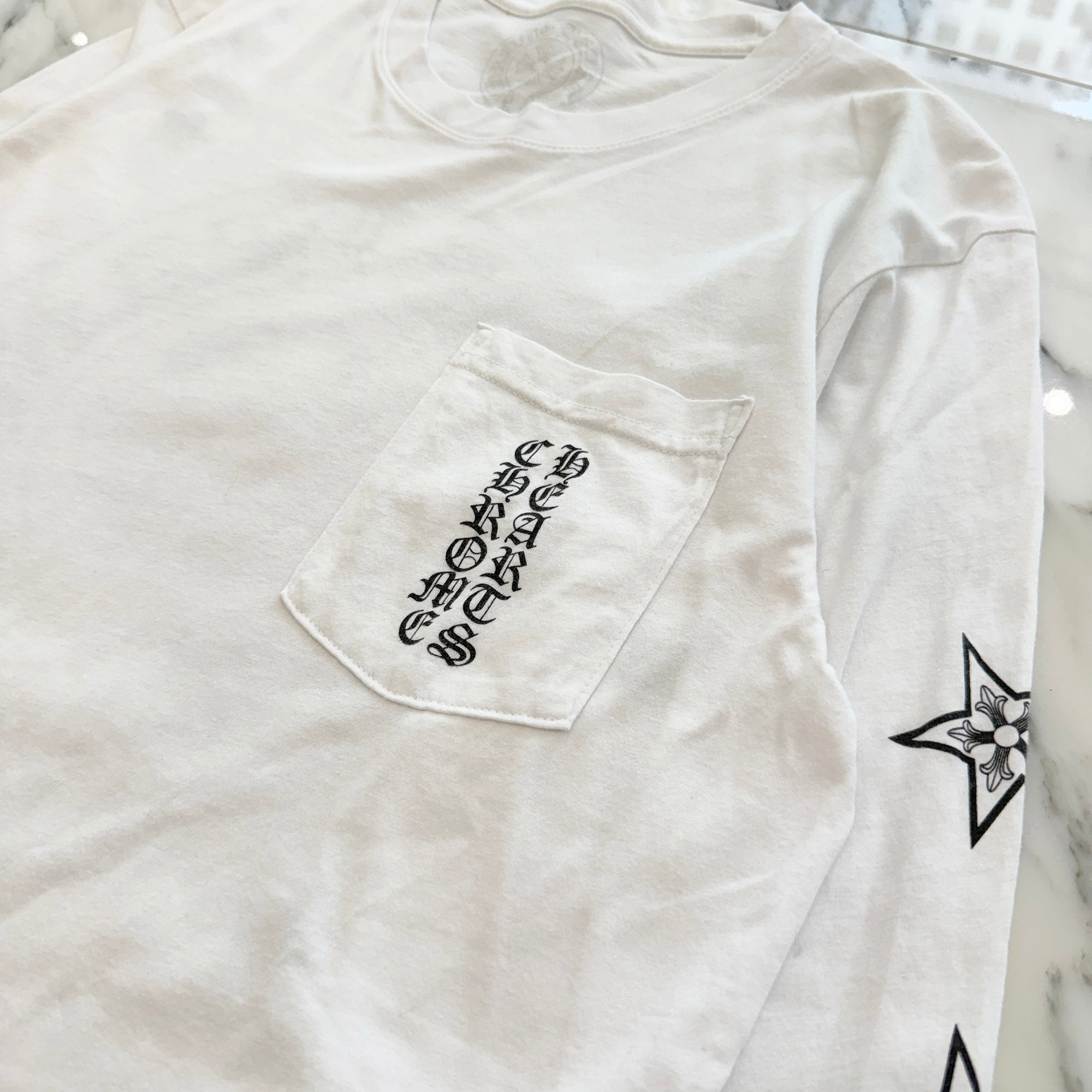 CHROME HEARTS MALIBU Limited Star Horseshoe Long Sleeve Tee Size M クロムハーツ マリブ限定 スターホースシュー ロングスリーブTシャツ サイズM