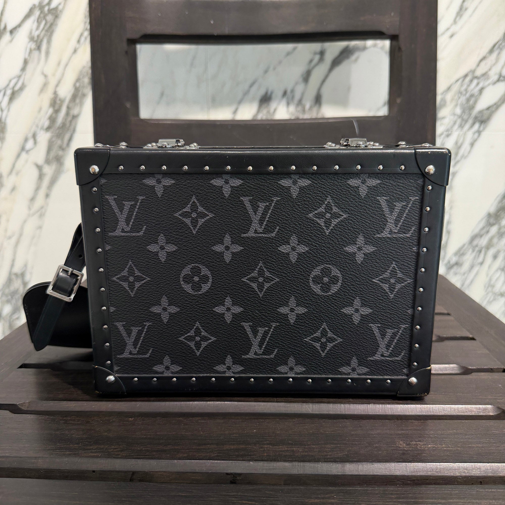 LOUIS VUITTON 2020SS Clutch Box "Monogram Eclipse" M20251 ルイヴィトン クラッチ・ボックス "モノグラム･エクリプス"
