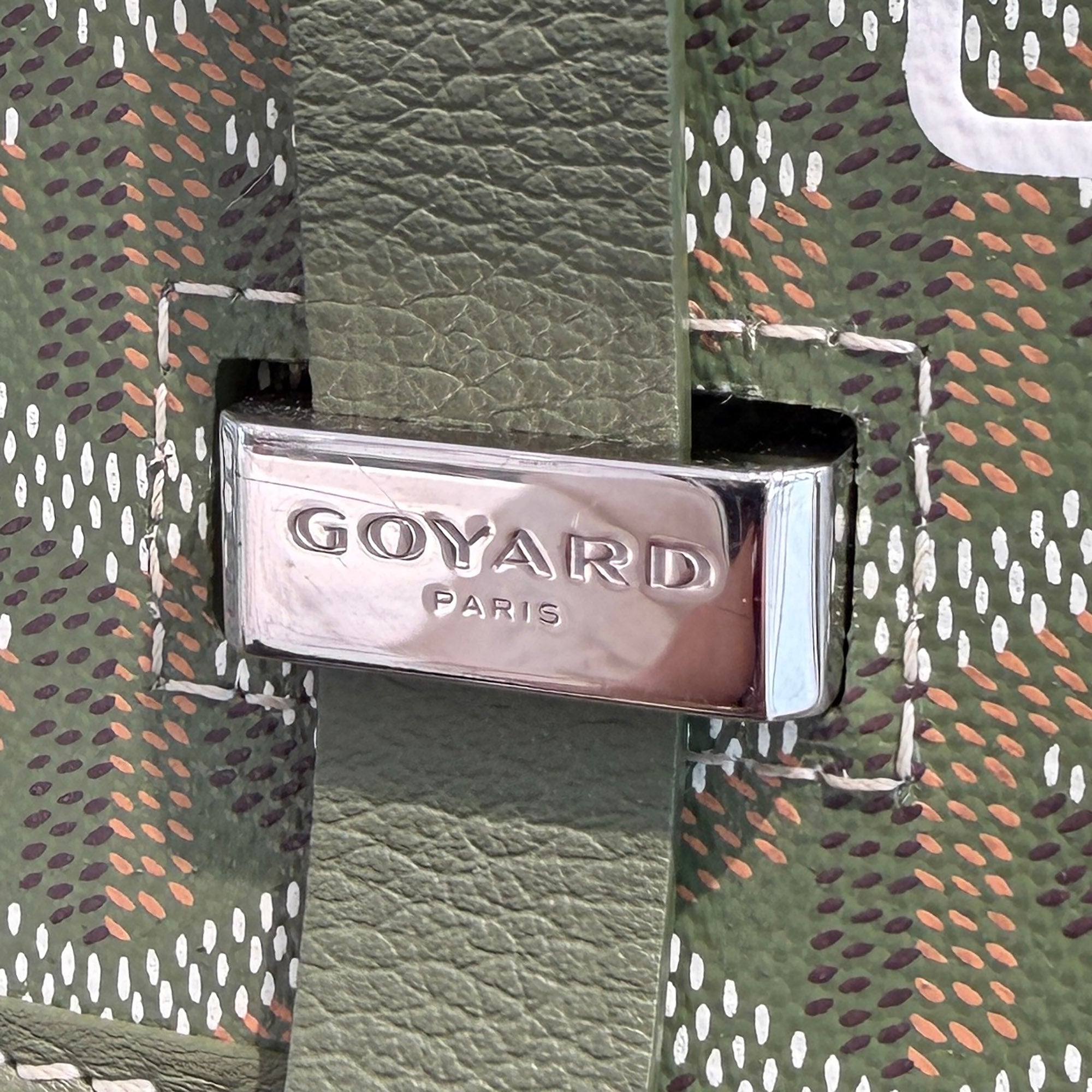 GOYARD 2025SS ARMY GREEN HAND PAINTED Belvedere PM Shoulder Bag BELGYDPMLTY29CG29P ゴヤール アーミーグリーン ハンドペイント ベルヴェデーレ PM ショルダーバッグ
