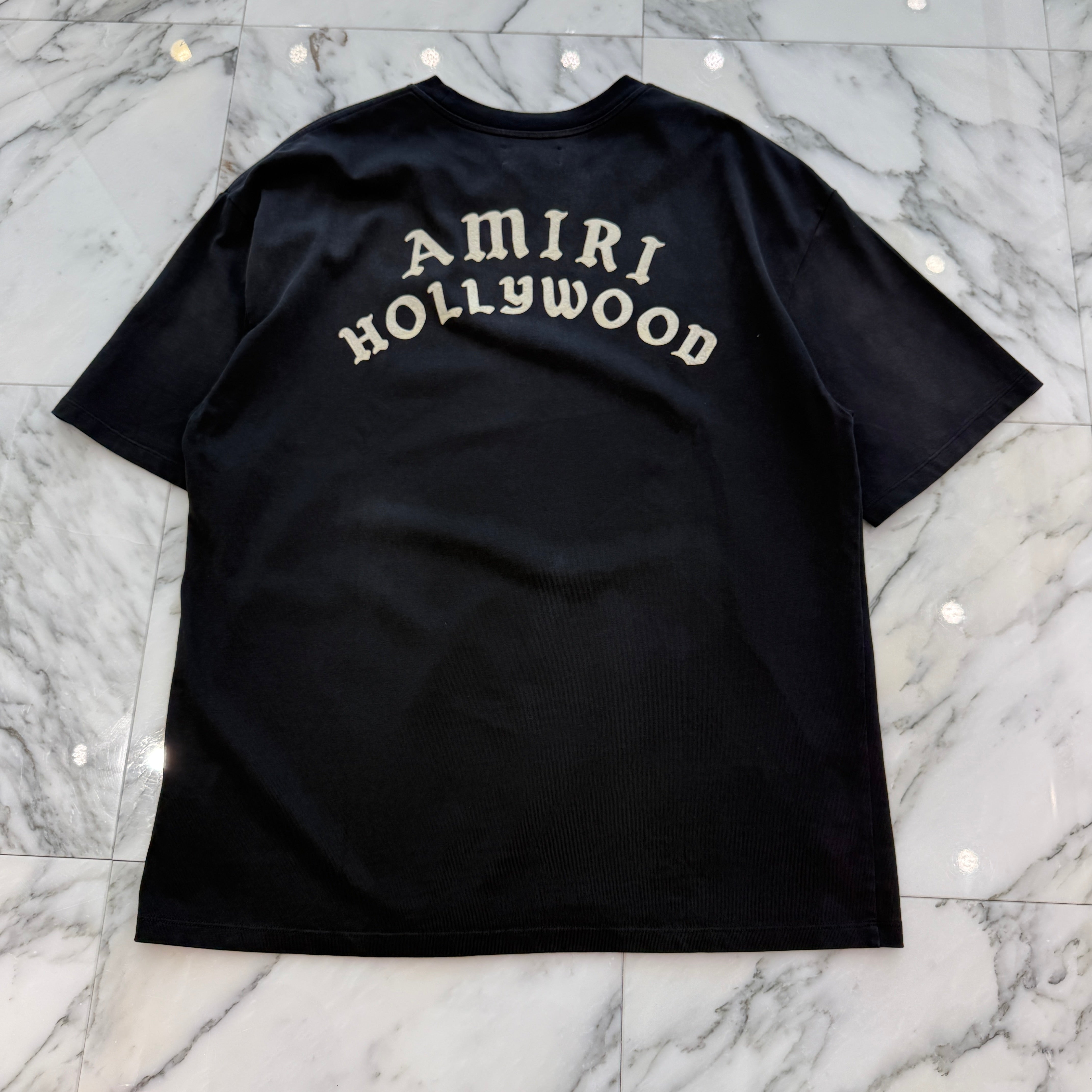 AMIRI 2026SS "AMIRI HOLLYWOOD" Print Oversize Tee AMJYTE1204 Size L アミリ "アミリハリウッド" プリント オーバーサイズTシャツ サイズL