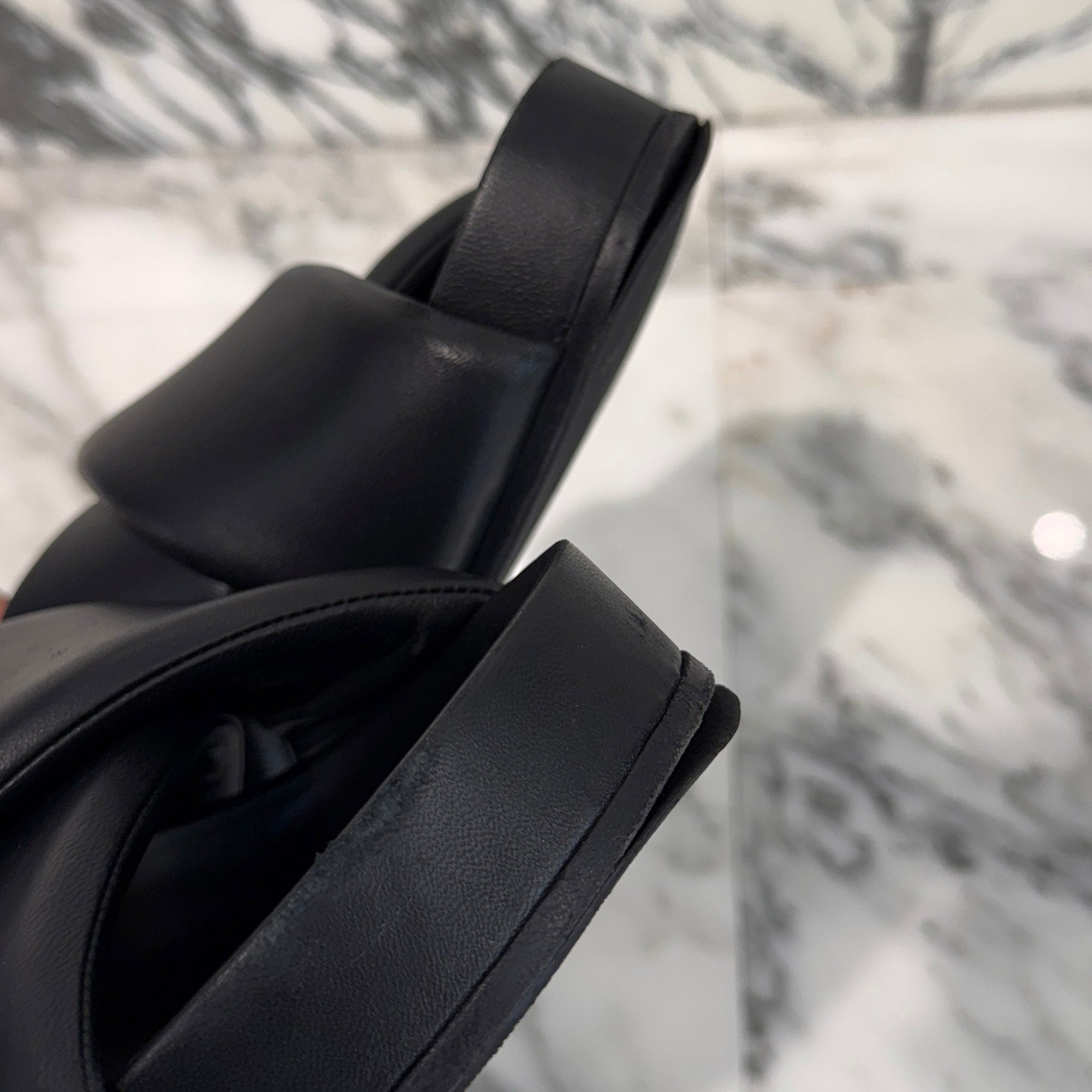 JIL SANDER Padded Leather Cross Strap Sandals J15WP0043 ジルサンダー パデッドレザー クロスストラップ サンダル