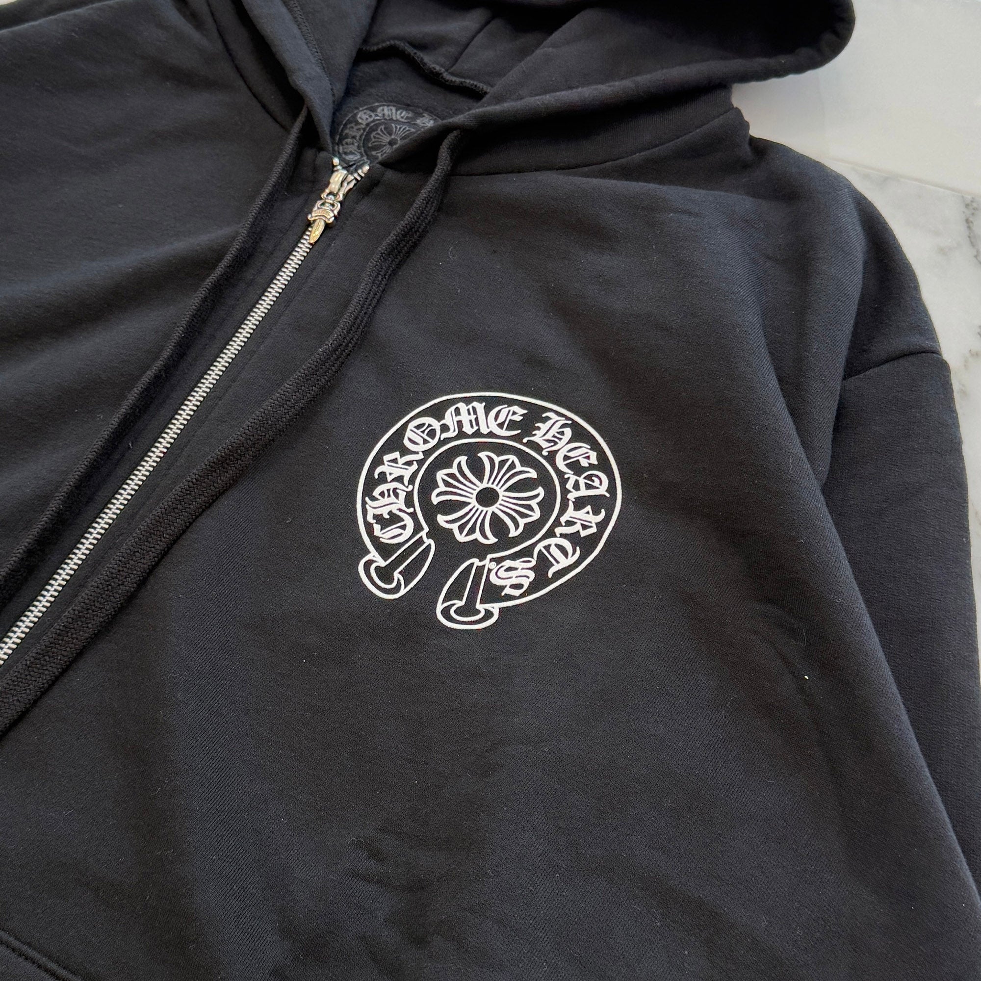 CHROME HEARTS OSAKA Limited Horseshoe Zip Up Hoodie Size XL クロムハーツ 大阪限定 ホースシュー ジップアップ フーディ サイズXL