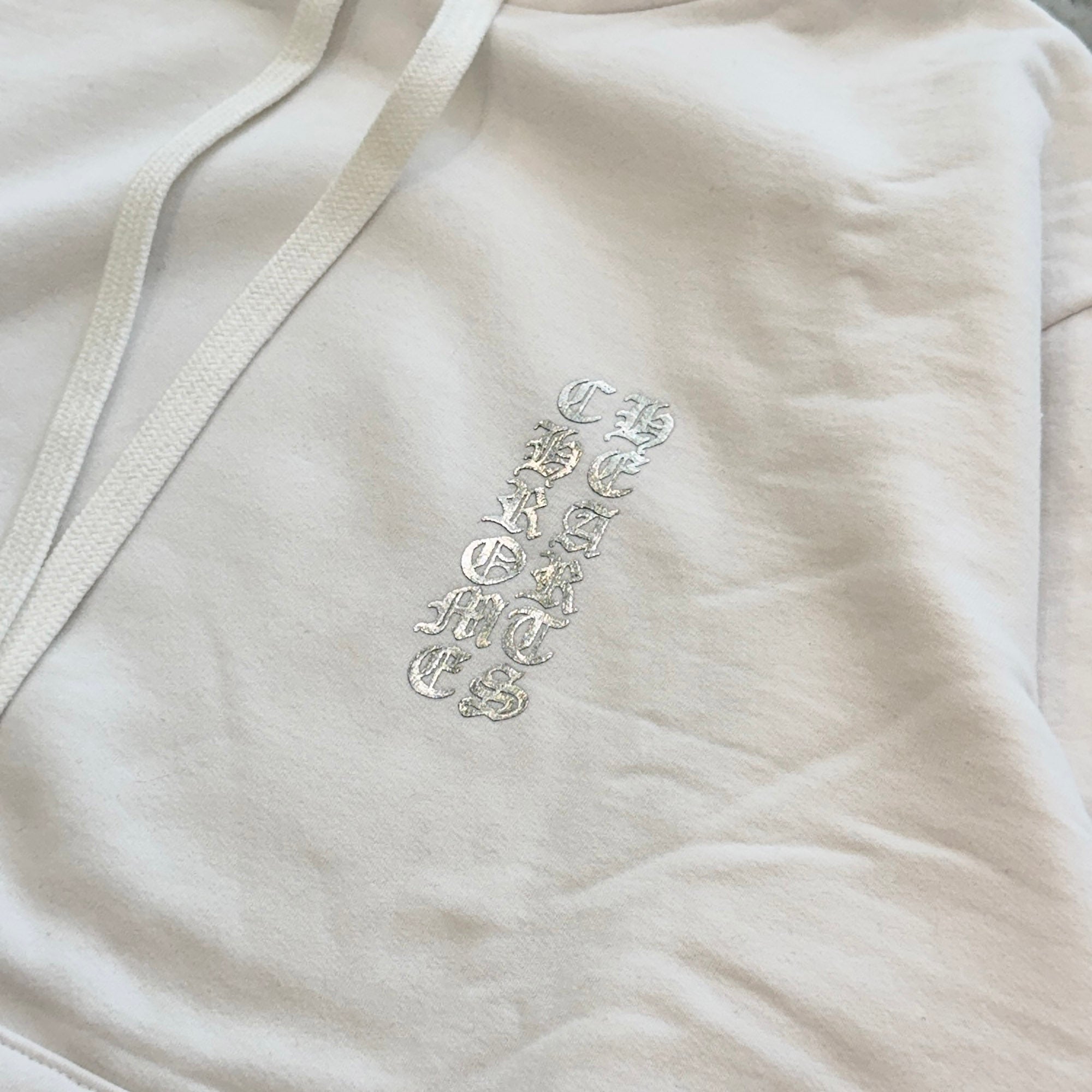 CHROME HEARTS ONLINE Limited Vertical Logo Pullover Hoodie Size XS クロムハーツ オンライン限定 バーティカルロゴ プルオーバーフーディー サイズXS