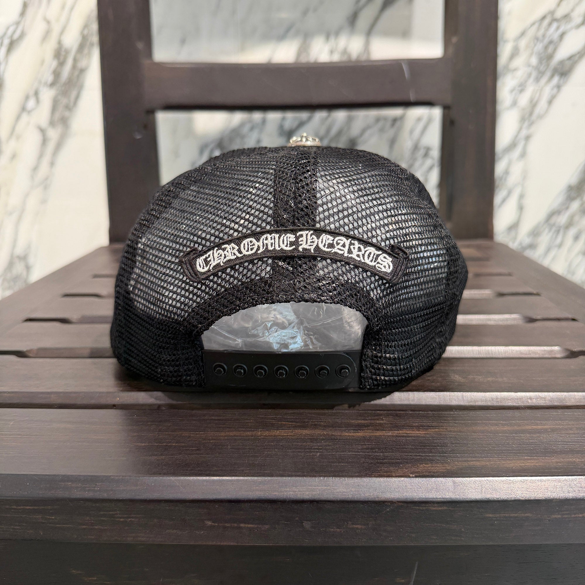 CHROME HEARTS Camouflage Triple Cross Print Trucker Cap ONE SIZE
