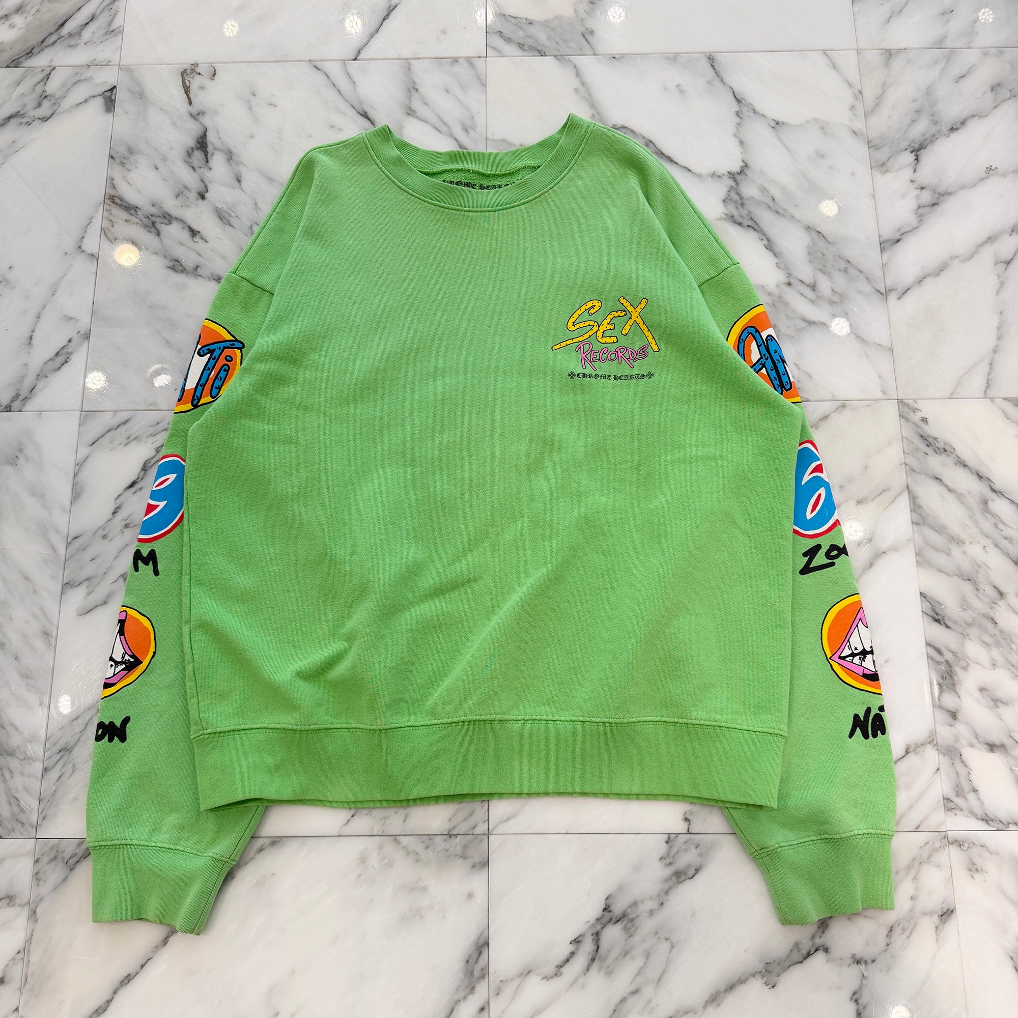 CHROME HEARTS × MATTY BOY 2021AW PPO SEXRCD Sweat Shirt Size XL クロムハーツ × マッティボーイ PPO セックスレコード スウェットシャツ サイズXL