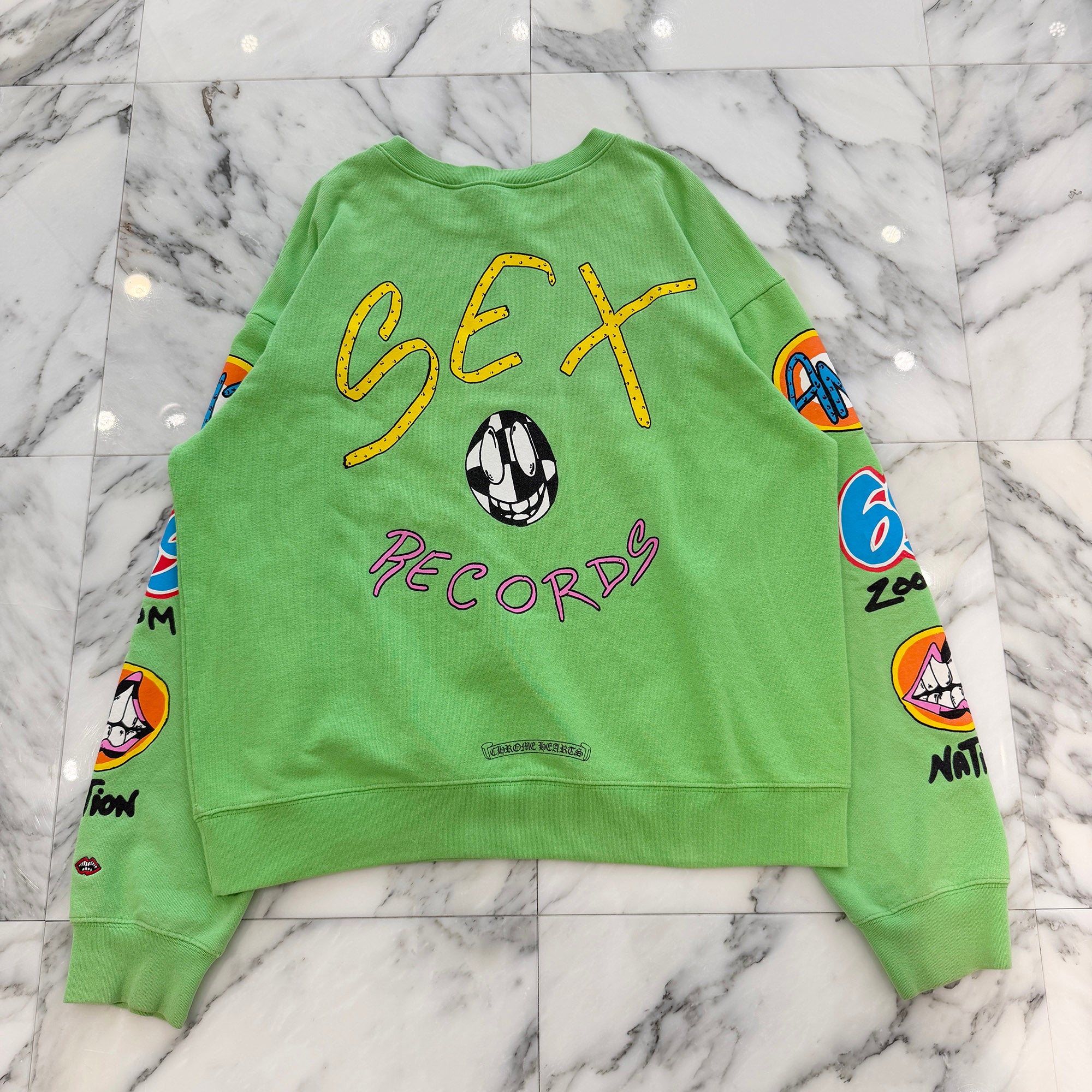 CHROME HEARTS × MATTY BOY 2021AW PPO SEXRCD Sweat Shirt Size XL クロムハーツ × マッティボーイ PPO セックスレコード スウェットシャツ サイズXL
