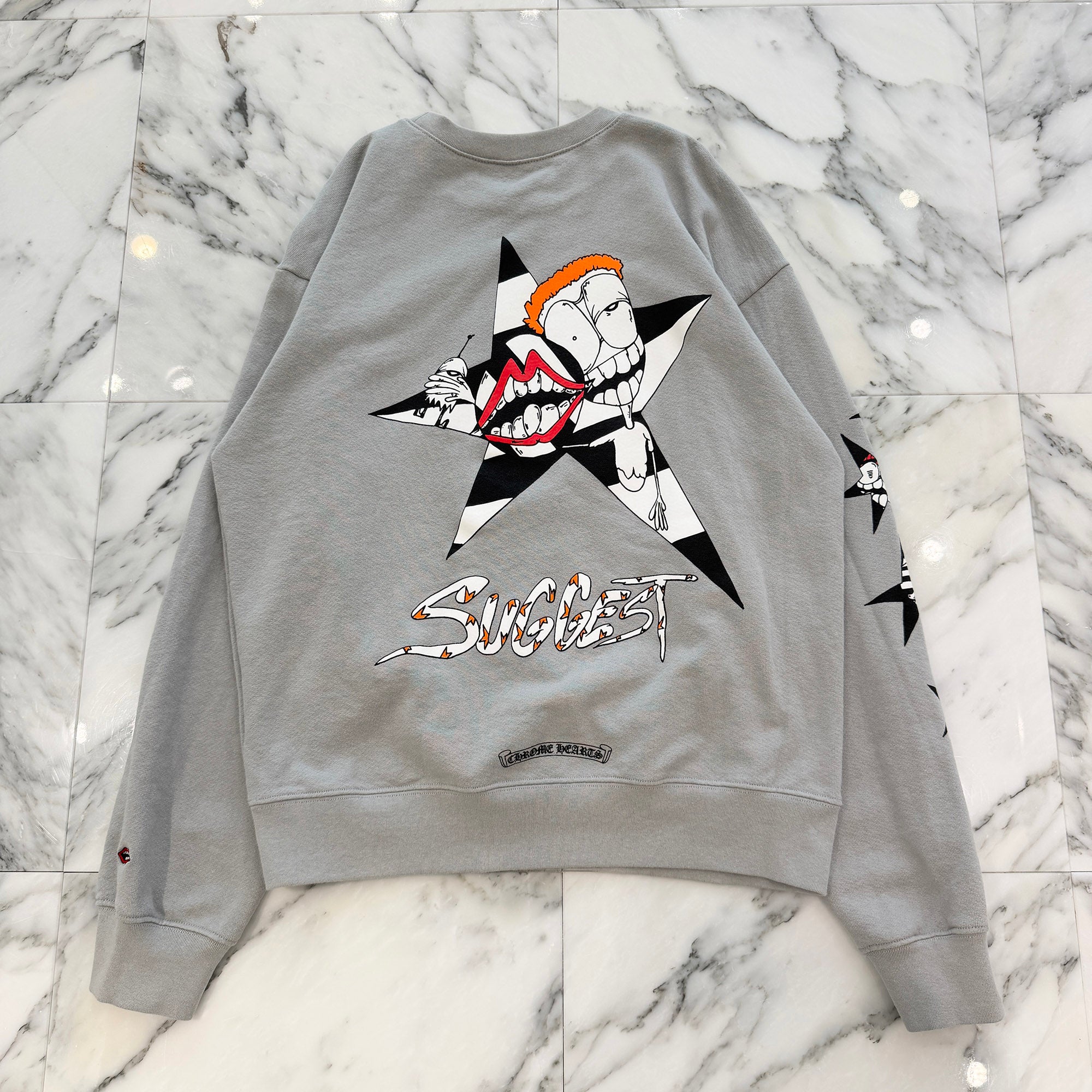 CHROME HEARTS × MATTY BOY "SUGGEST" Sweat Shirt Size M クロムハーツ×マッティボーイ SUGGEST スウェットシャツ サイズM
