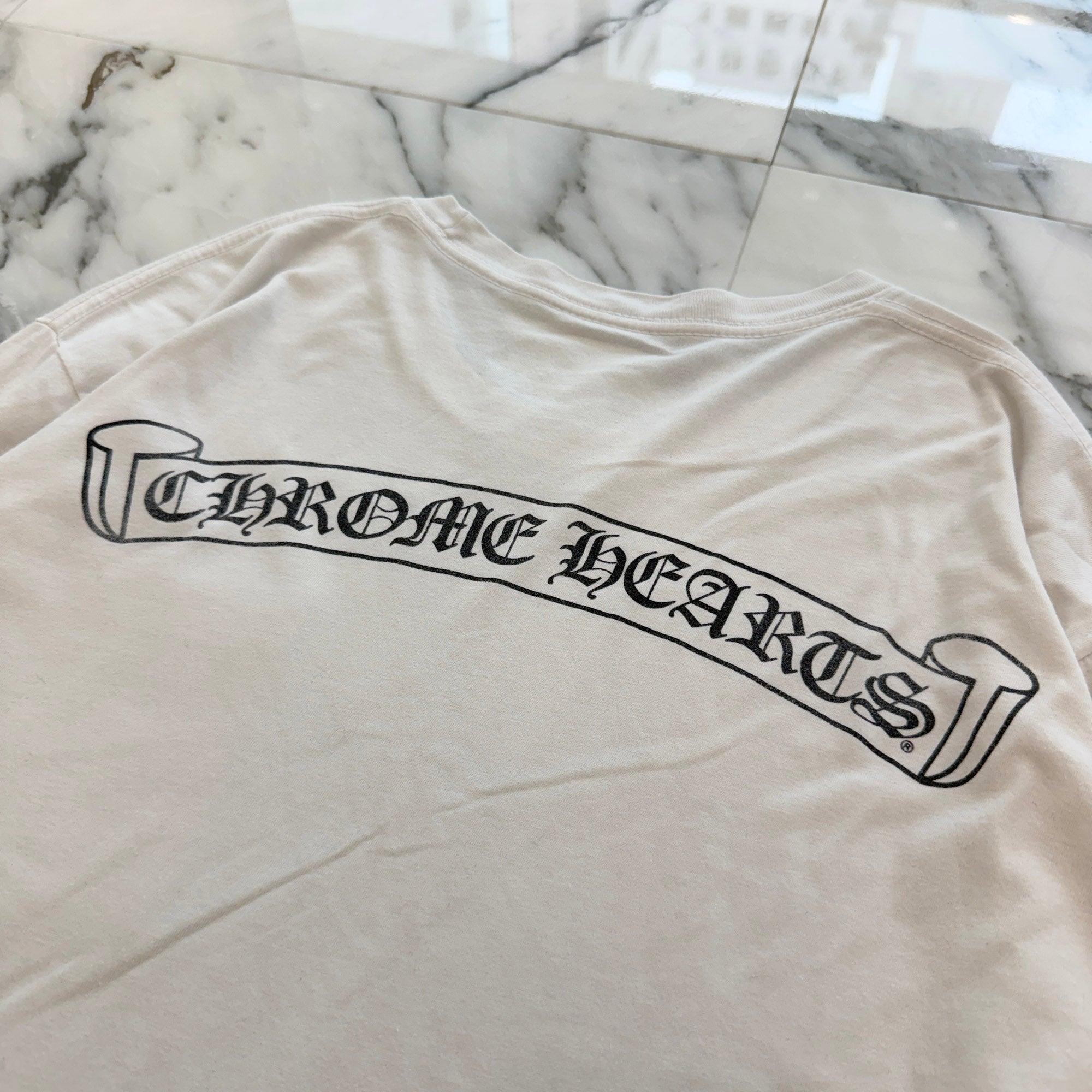 CHROME HEARTS 2021SS MLTCOL CEM CRS Long Sleeve Tee Size L クロムハーツ マルチカラー セメタリークロス ロングスリーブTシャツ サイズL