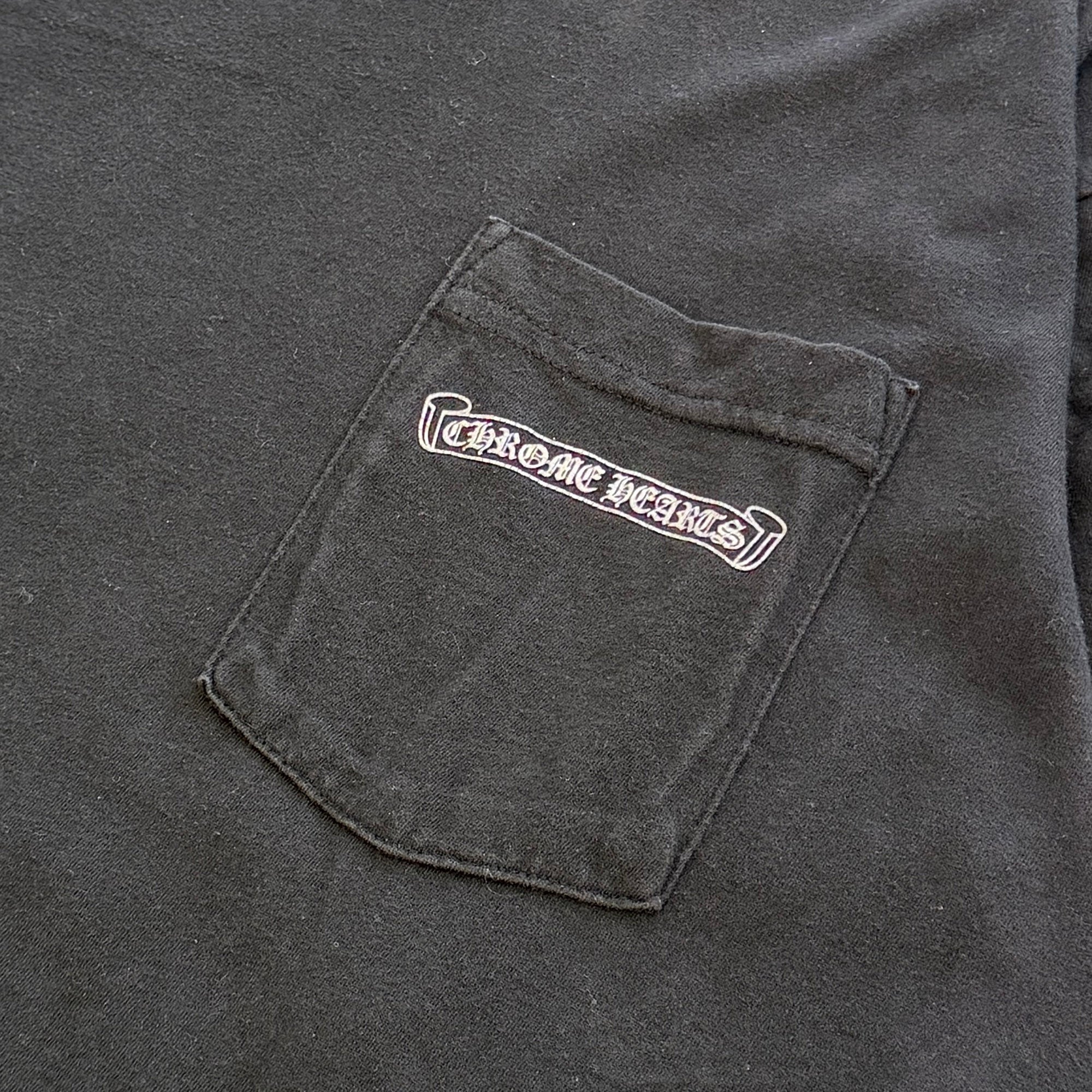 CHROME HEARTS MLTCOL CEM CRS Long Sleeve Tee Size L クロムハーツ マルチカラー セメタリークロス ロングスリーブTシャツ サイズL