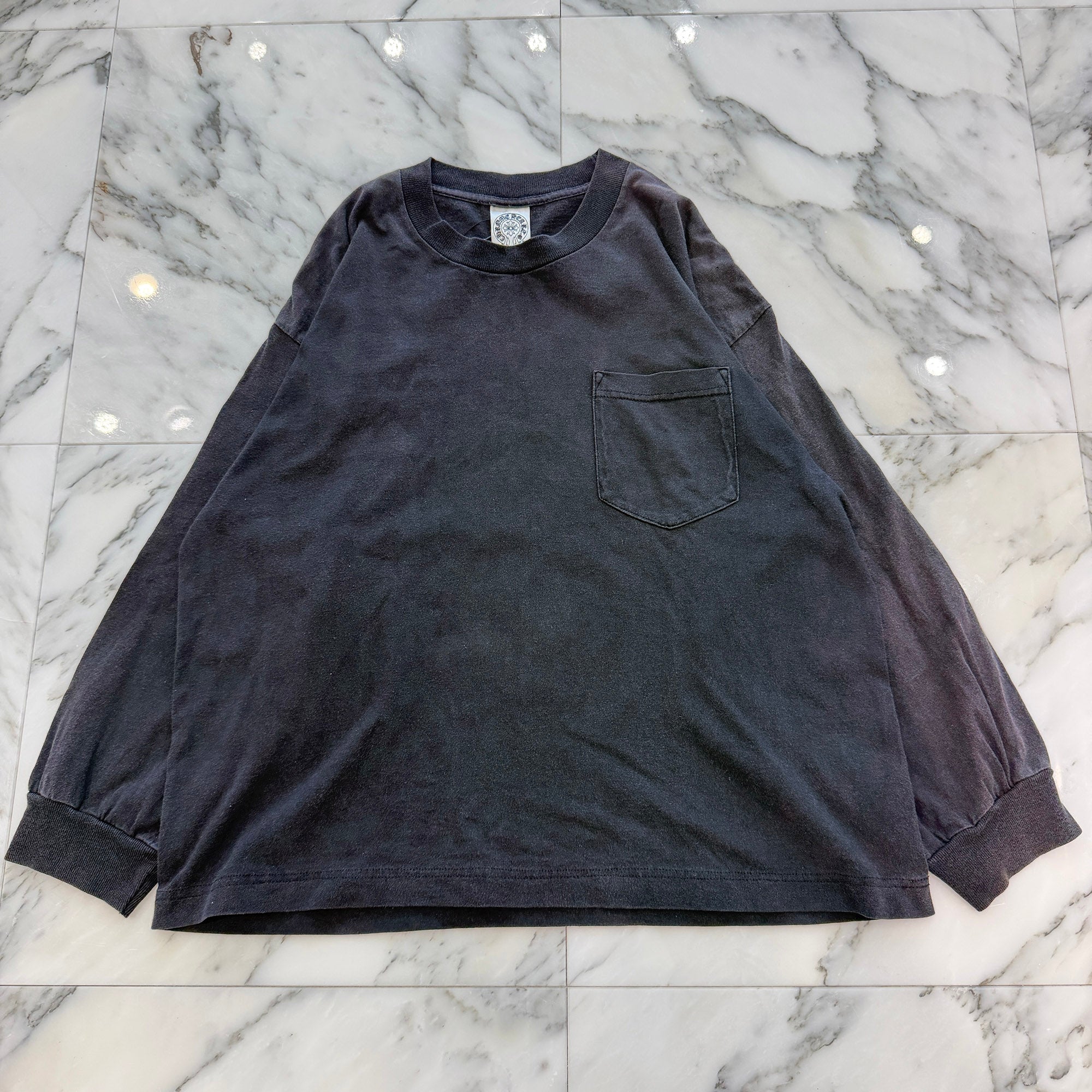 CHROME HEARTS Back Cemetery Cross Print Long Sleeve Tee Size L クロムハーツ バックセメタリークロスプリント ロングスリーブTシャツ サイズL