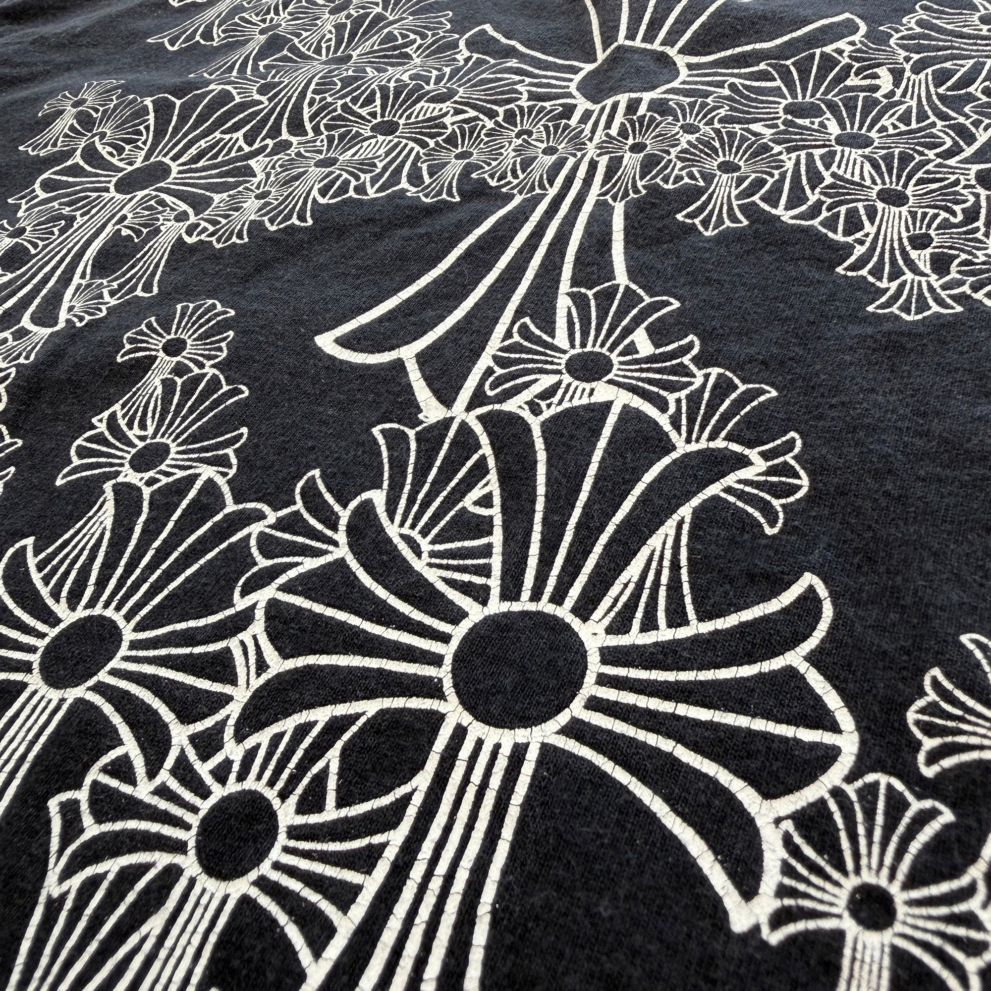 CHROME HEARTS Back Cemetery Cross Print Long Sleeve Tee Size L クロムハーツ バックセメタリークロスプリント ロングスリーブTシャツ サイズL