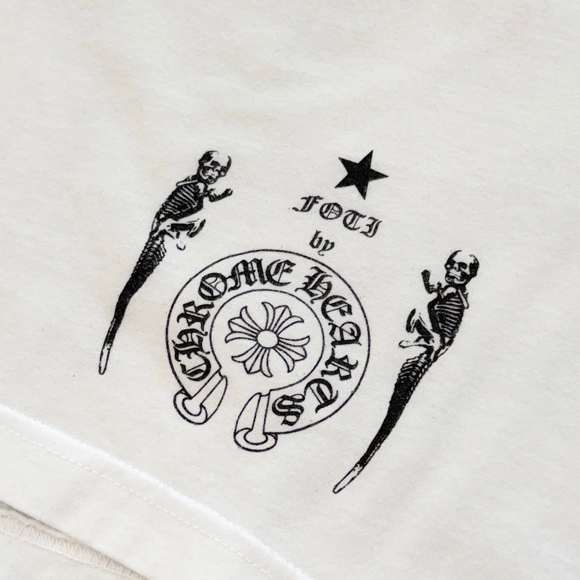 CHROME HEARTS 2024SS FOTI Rainbow Scroll Logo Tee Size XL クロムハーツ フォティ レインボースクロールロゴ Tシャツ サイズXL
