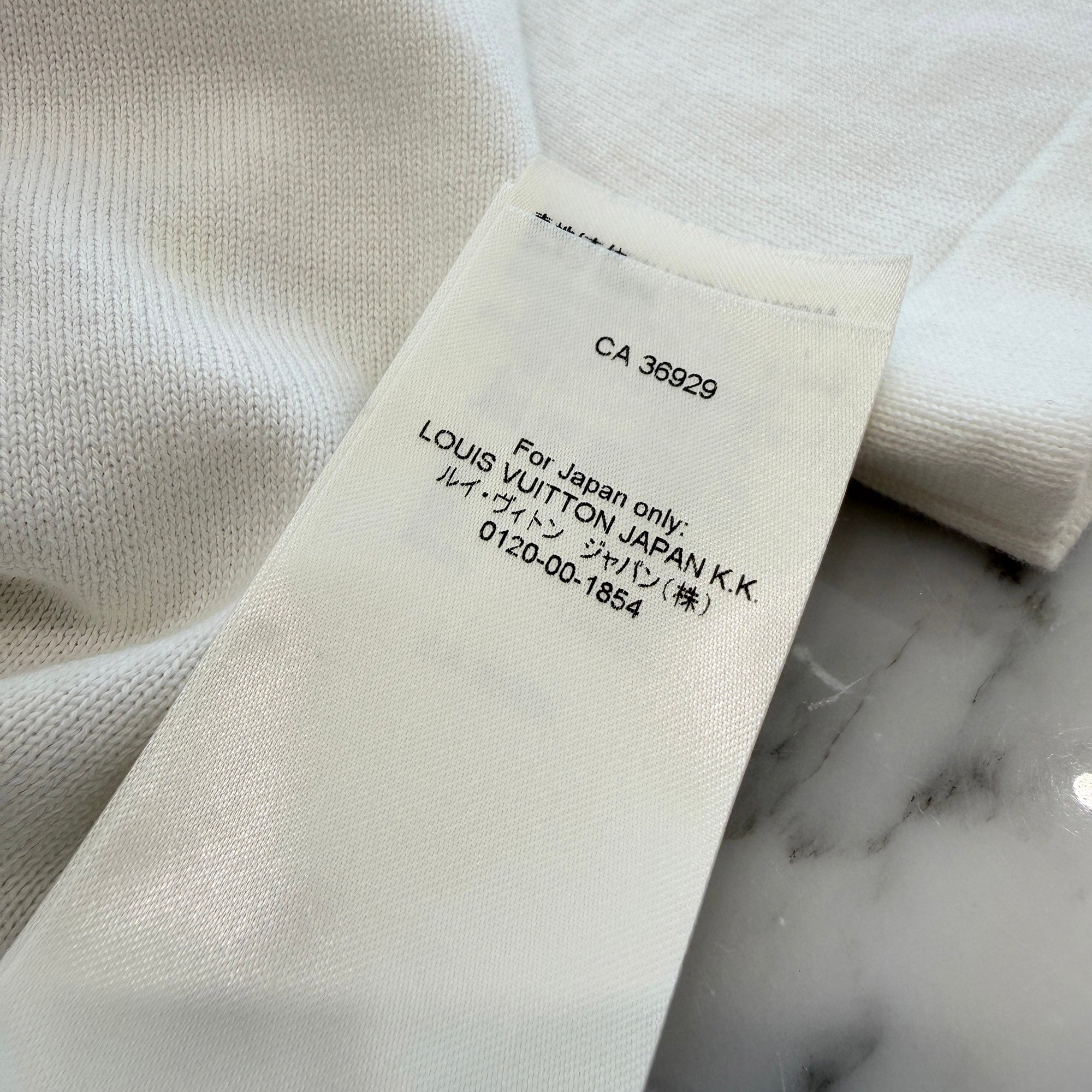 LOUIS VUITTON 2023AW Front Logo Cotton Knit Tee Size M ルイヴィトン フロントロゴ コットン ニット Tシャツ サイズM