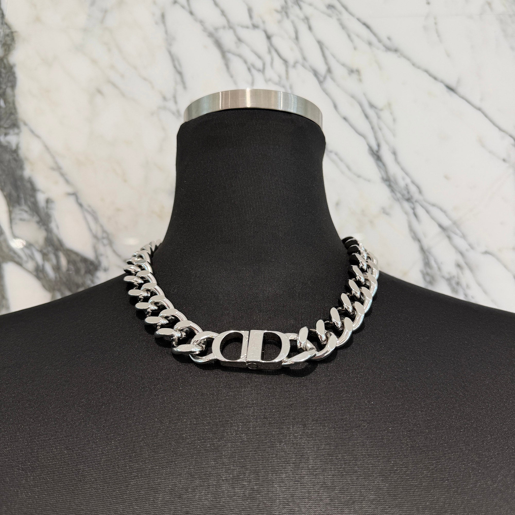 DIOR CD ICON Chain Link Necklace ディオール CDアイコン チェーンリンク ネックレス