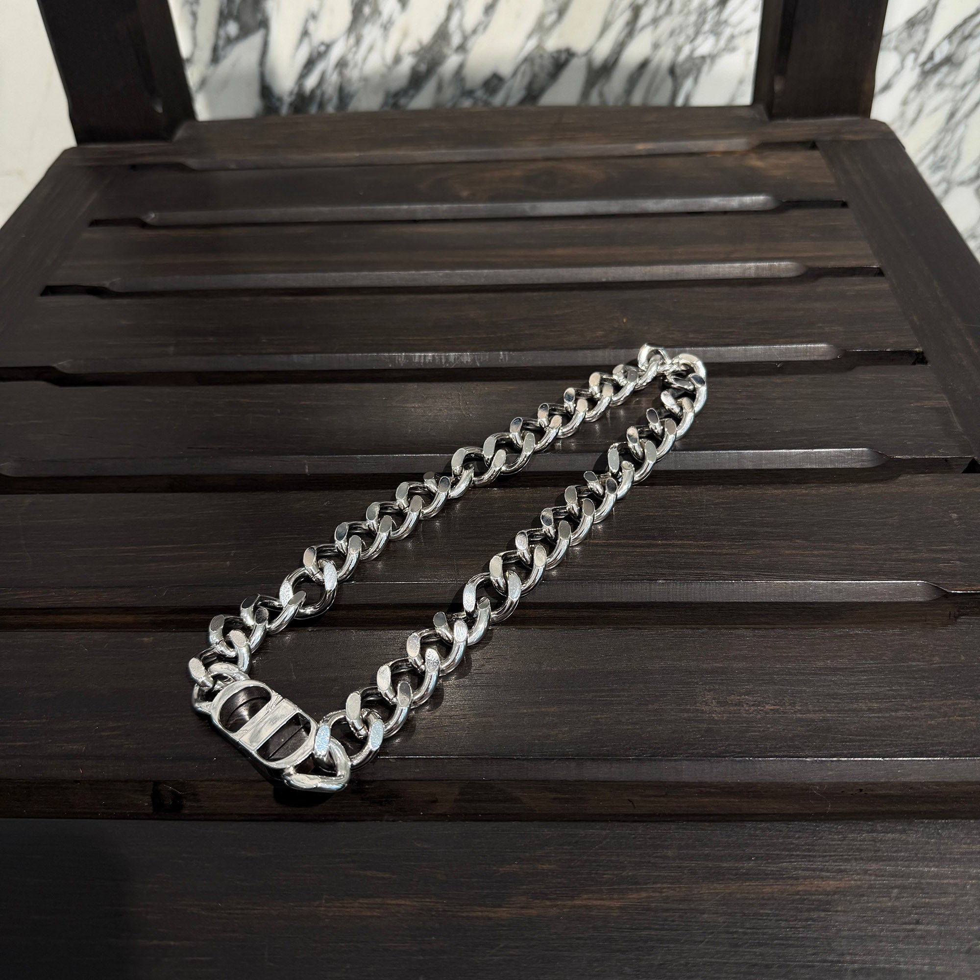 DIOR CD ICON Chain Link Necklace ディオール CDアイコン チェーンリンク ネックレス