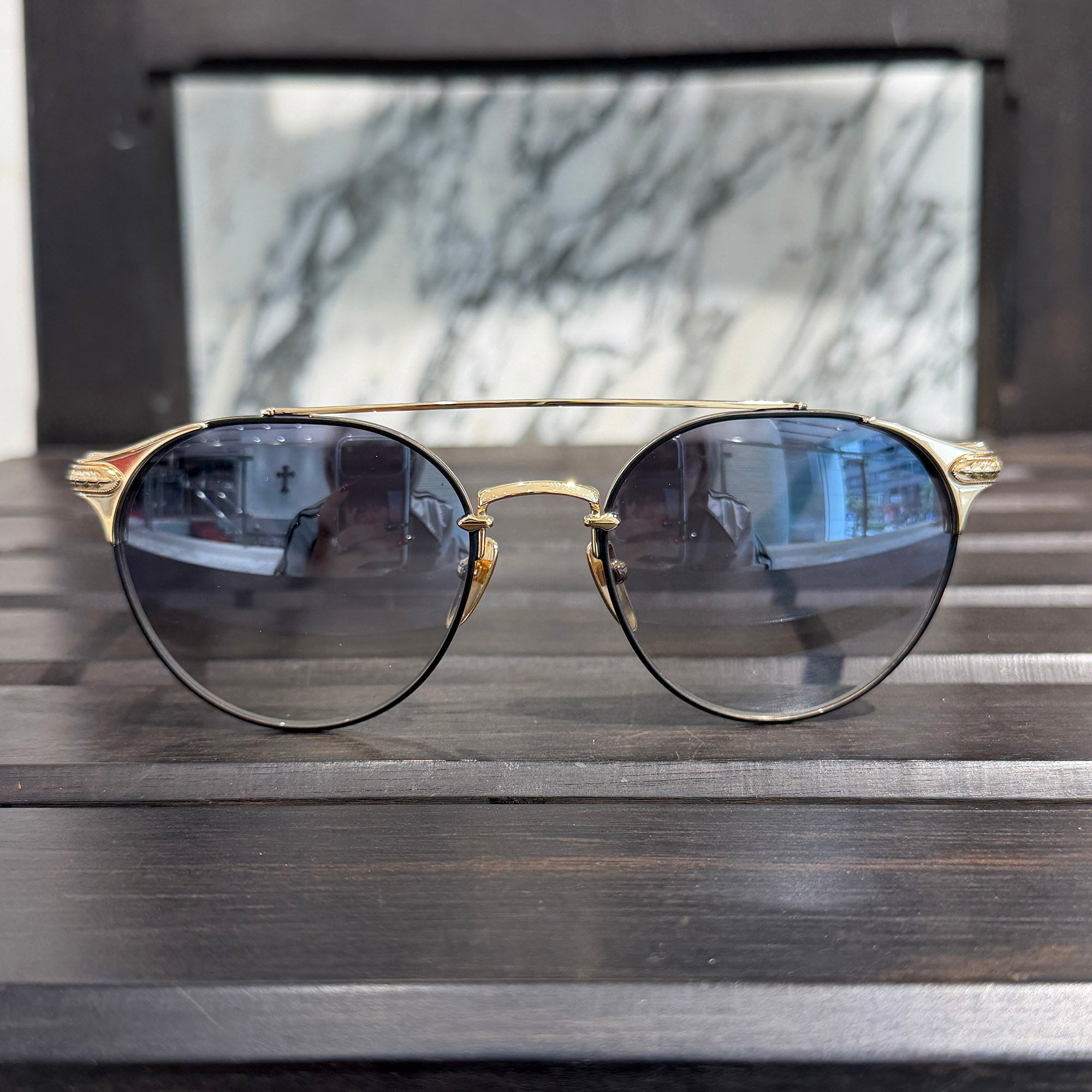 CHROME HEARTS PORNNOISSEUR Sunglasses Size 55□20-147 クロムハーツ PORNNOISSEUR サングラス サイズ55□20-147