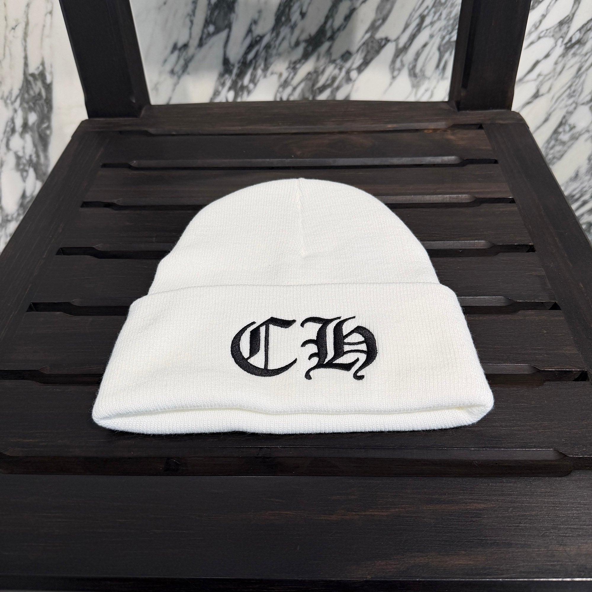CHROME HEARTS CH Logo Embroidery Beanie Size ONE SIZE (22cm) クロムハーツ CHロゴ刺繍ビーニー サイズONE SIZE(22cm)