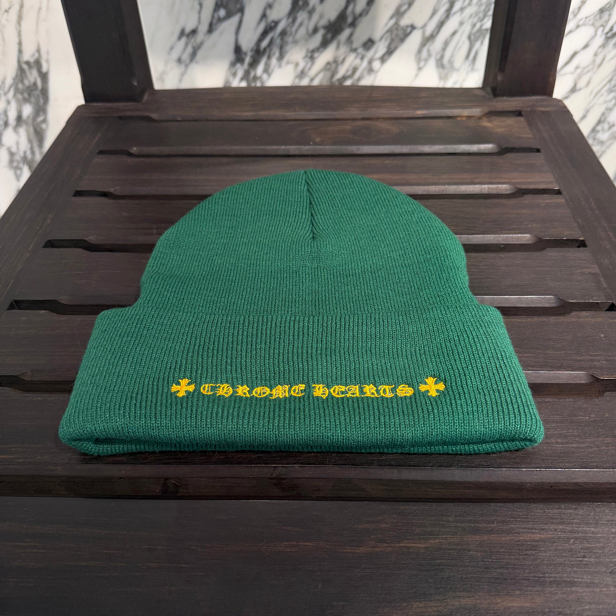 CHROME HEARTS CH Logo Embroidery Beanie Size ONE SIZE (22cm) クロムハーツ CHロゴ刺繍ビーニー サイズONE SIZE(22cm)