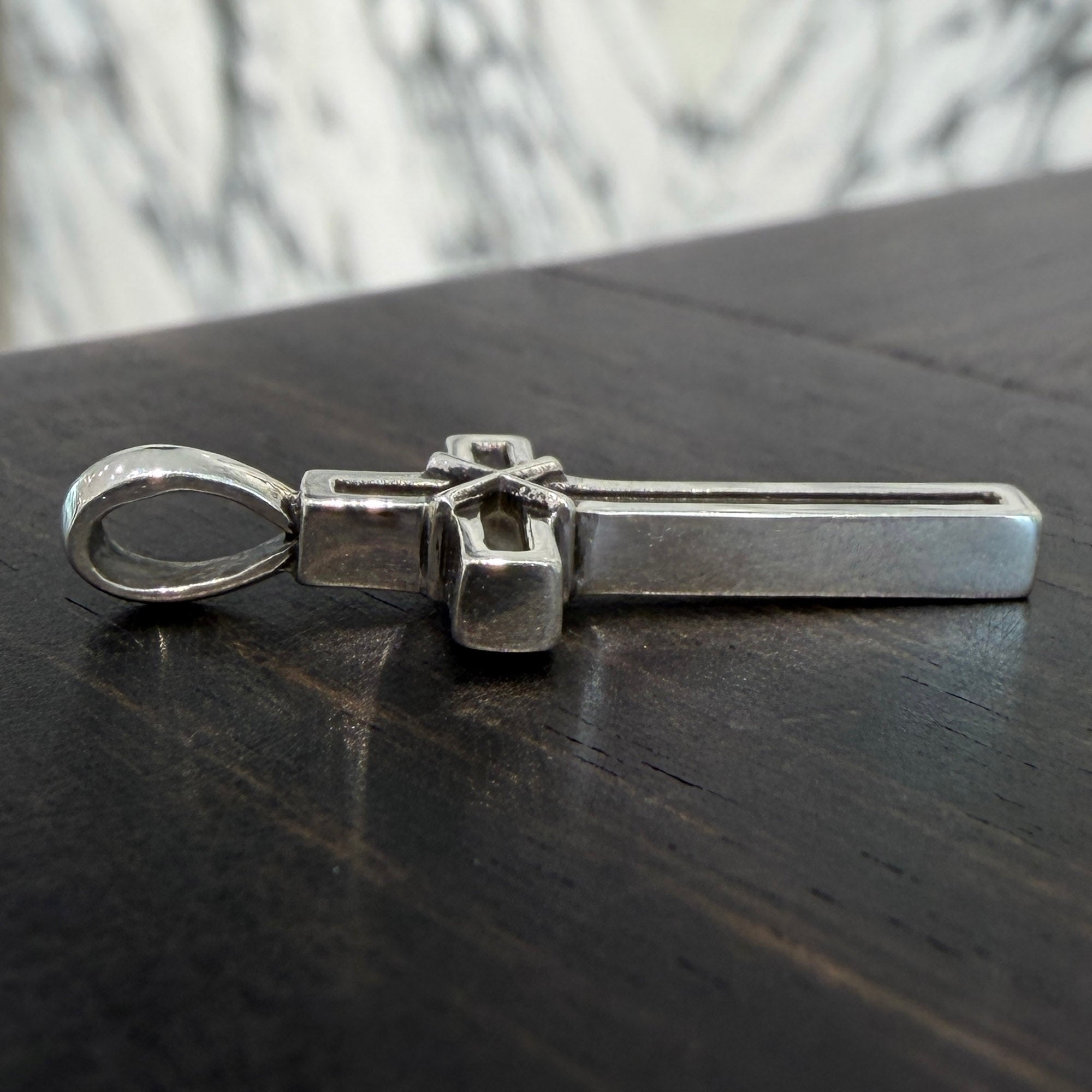 CHROME HEARTS MAPPLE THORPE CROSS Charm Pendant Top クロムハーツ メープルソープ クロス チャーム ペンダントトップ