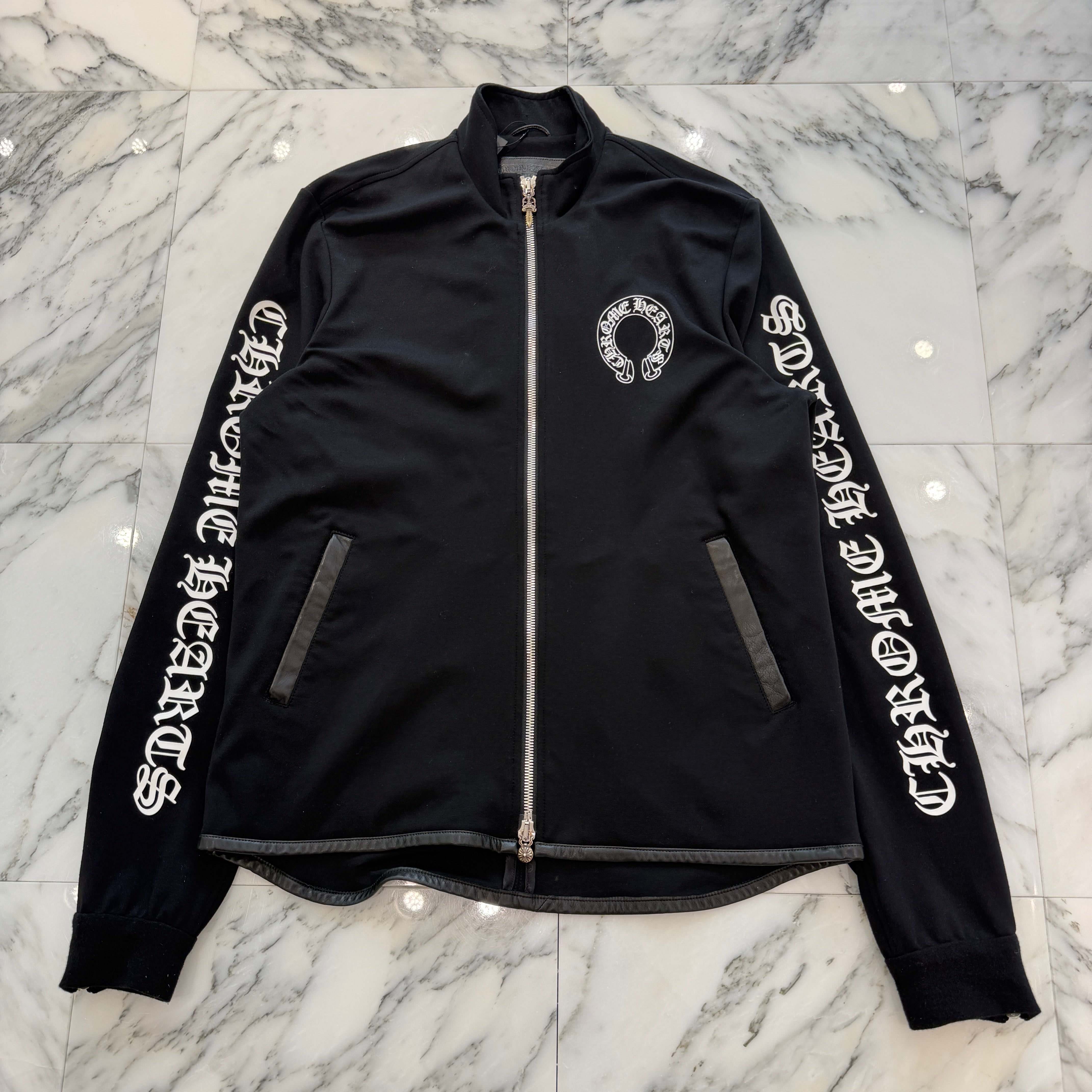 CHROME HEARTS Horseshoe Arm Logo Print Track Jacket Size L クロムハーツ ホースシュー アームロゴ プリント トラックジャケット サイズL