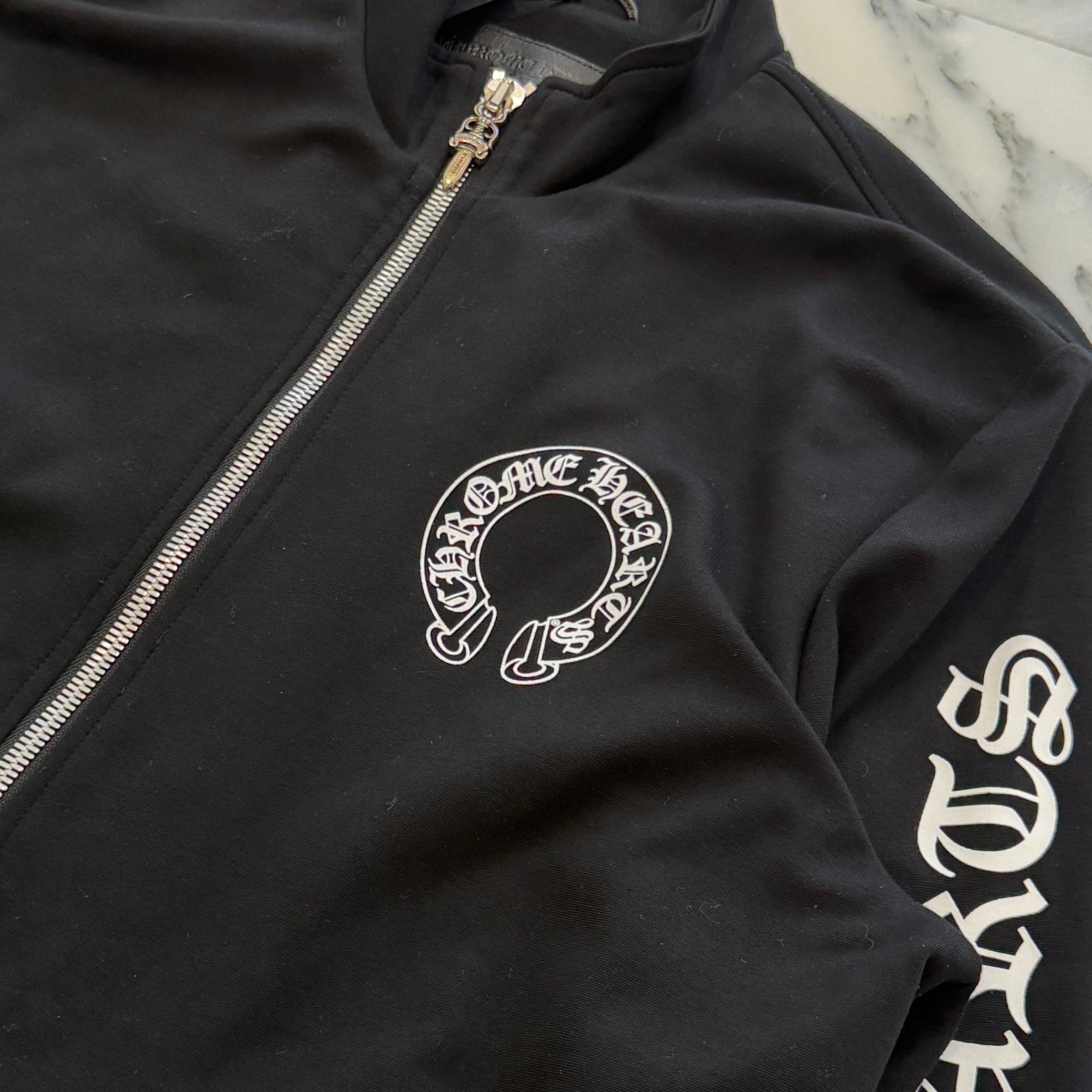 CHROME HEARTS Horseshoe Arm Logo Print Track Jacket Size L クロムハーツ ホースシュー アームロゴ プリント トラックジャケット サイズL