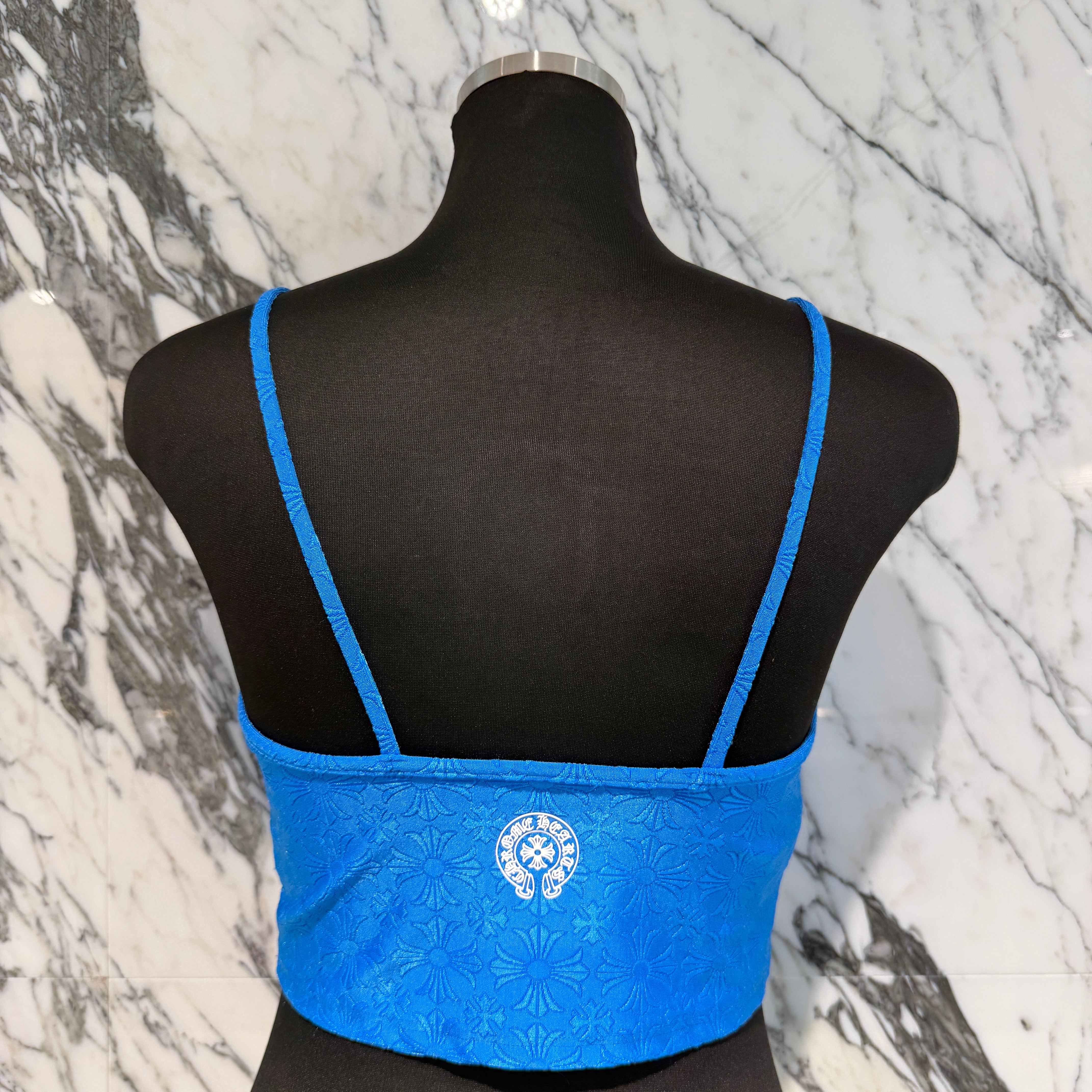 CHROME HEARTS CH Plus Pattern Horseshoe Rubber Print Camisole Size M クロムハーツ CHプラス柄 ホースシューラバープリント キャミソール サイズM