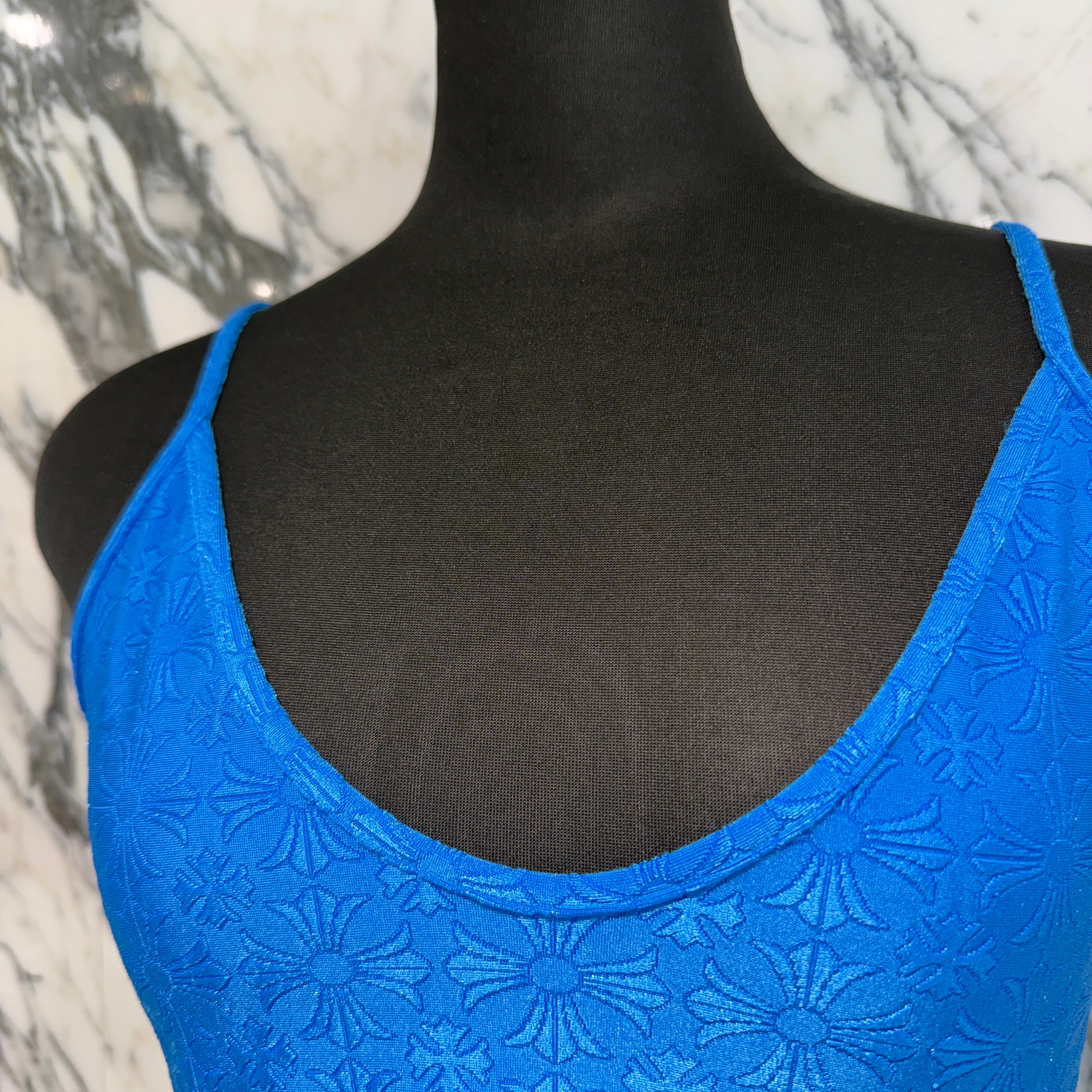 CHROME HEARTS CH Plus Pattern Horseshoe Rubber Print Camisole Size M クロムハーツ CHプラス柄 ホースシューラバープリント キャミソール サイズM