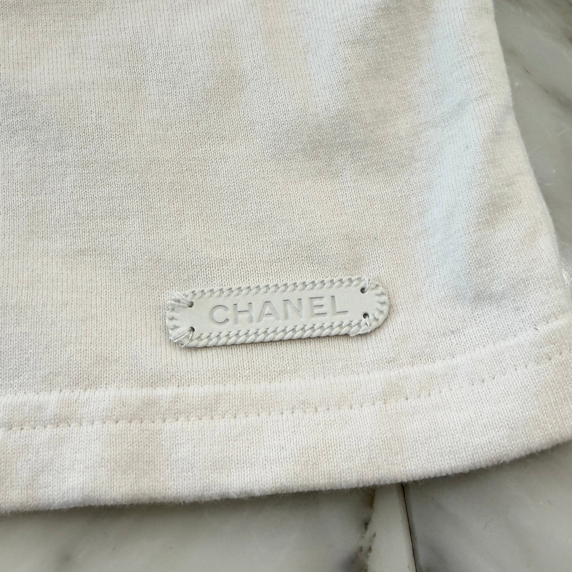 CHANEL 2022SS Circle Embossed Logo Short Sleeve Tee P72456K10424 Size XS シャネル サークル刺繍ロゴ ショートスリーブTシャツ サイズXS