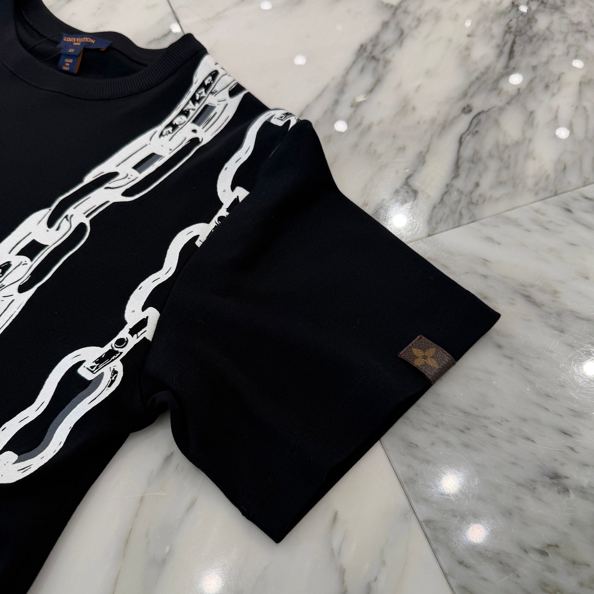 LOUIS VUITTON 2022SS Cotton Dress Crew Neck Tee RW221W LH8 FMDR30 Size XS ルイヴィトン コットン ドレス クルーネック Tシャツ サイズXS